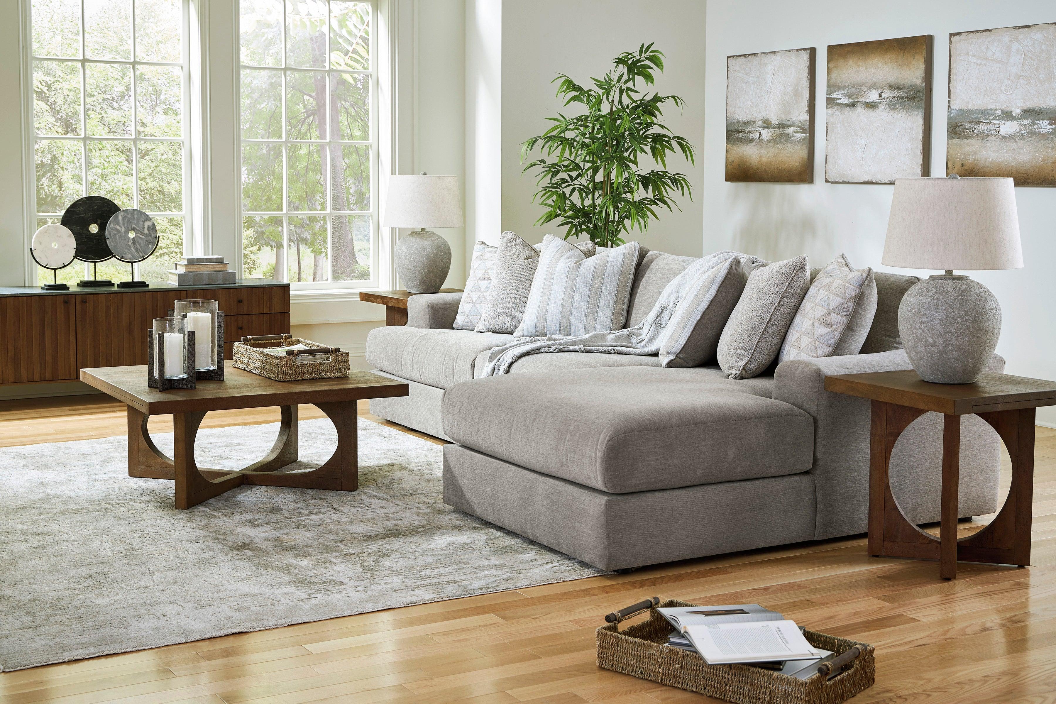 Avaliyah Ash 3-Piece Right Arm Facing (RAF) Chaise Sectional - Image 3