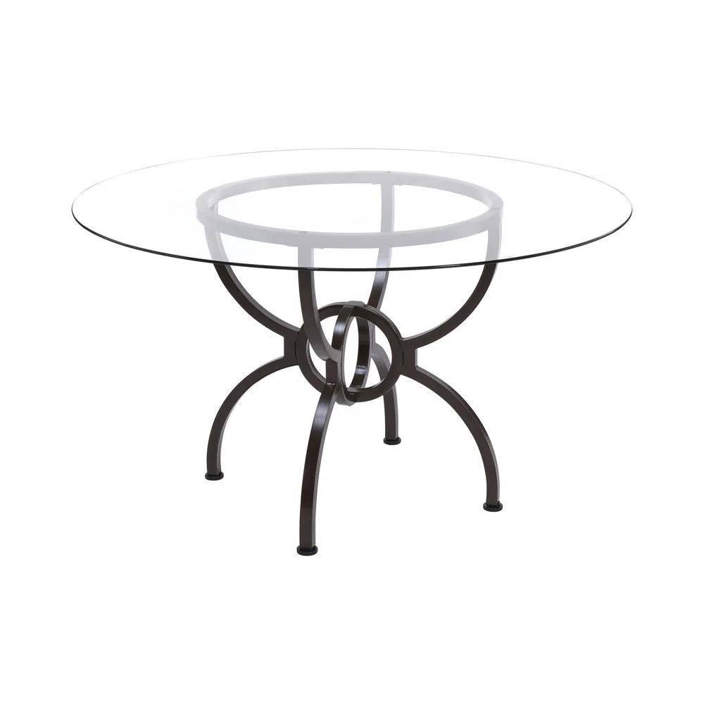Aviano Gunmetal Dining Table Base - Image 3