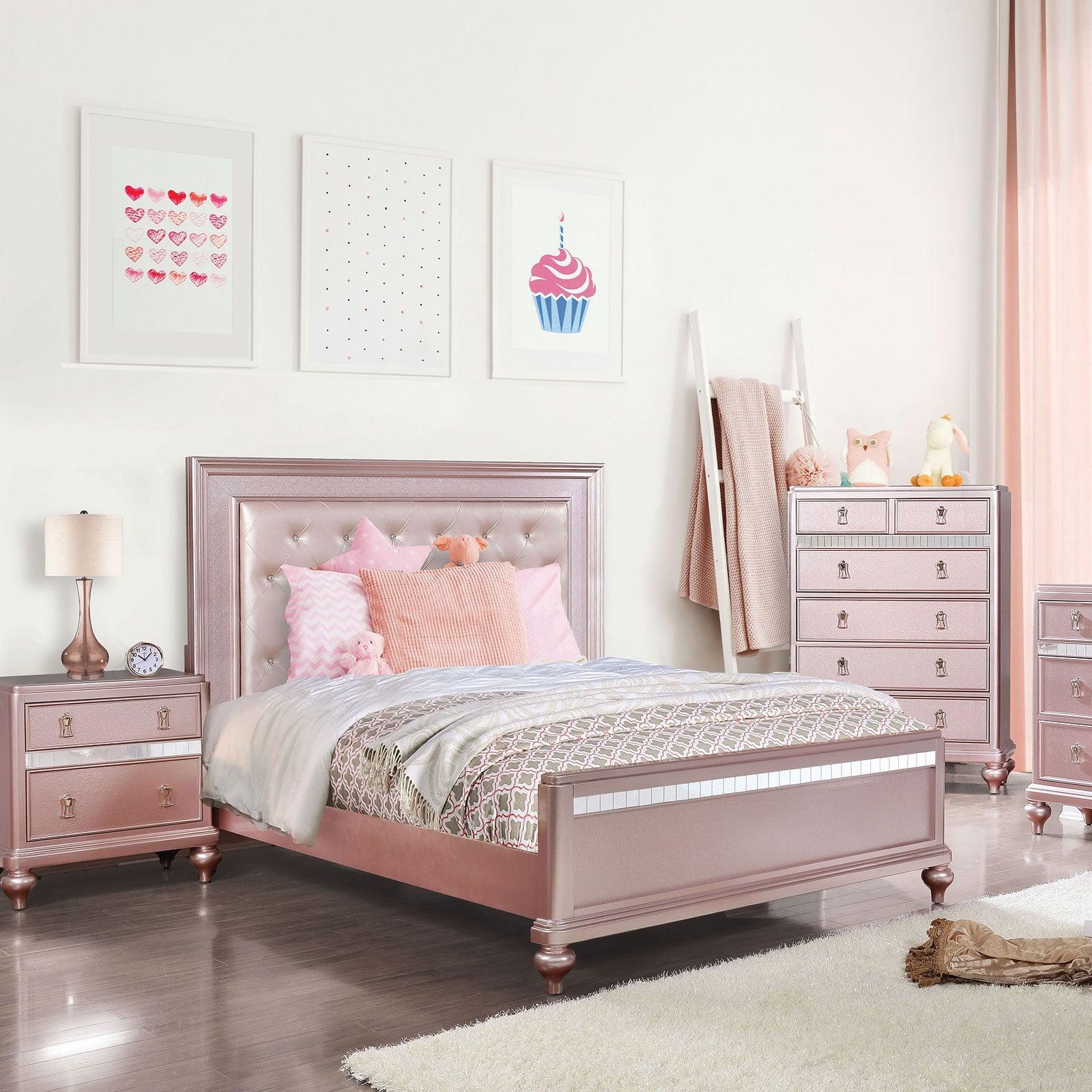 Avior Rose Gold Twin Bed