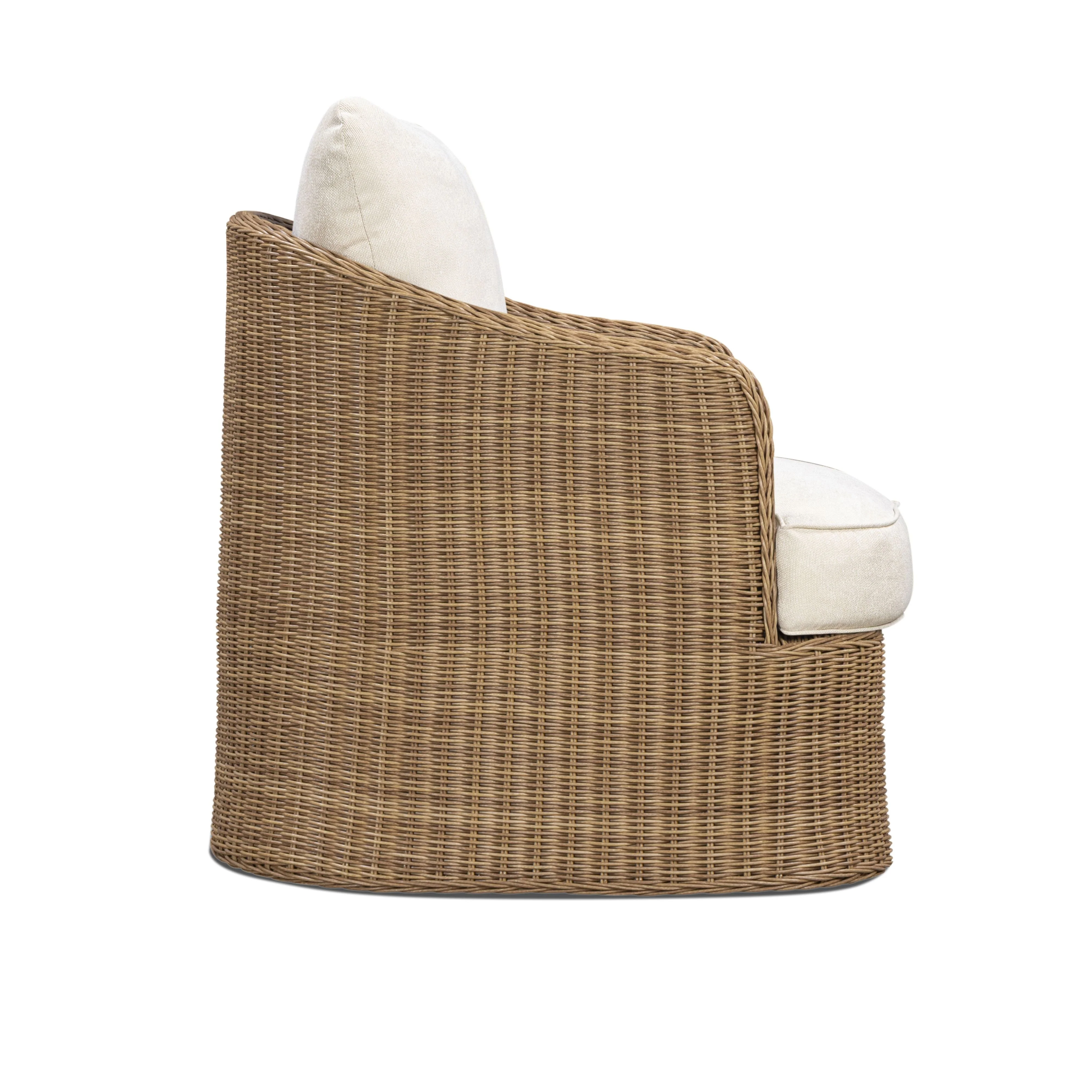 Axel Cream Boucle Outdoor Accent Chair - Image 4