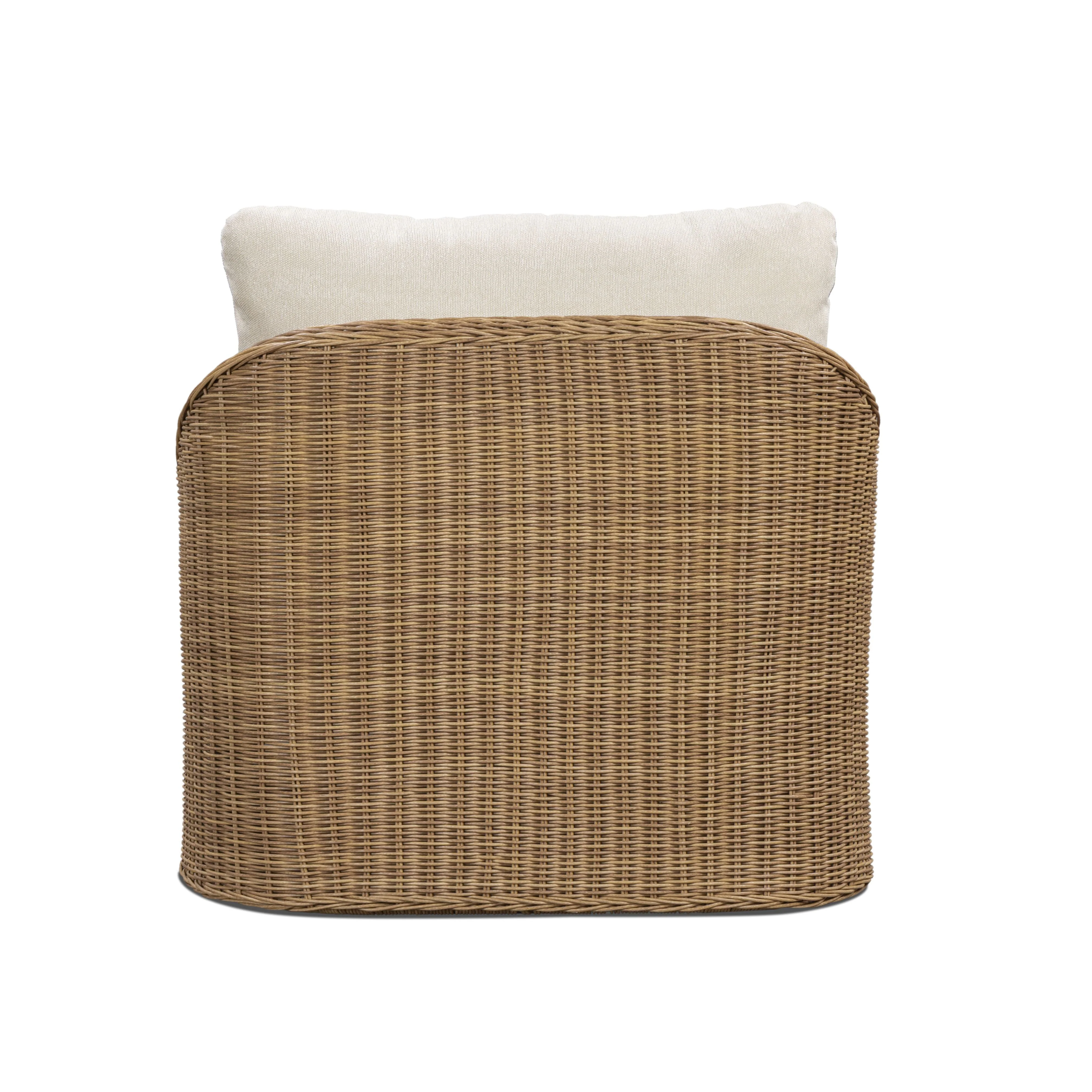 Axel Cream Boucle Outdoor Lounge Chair - Image 4