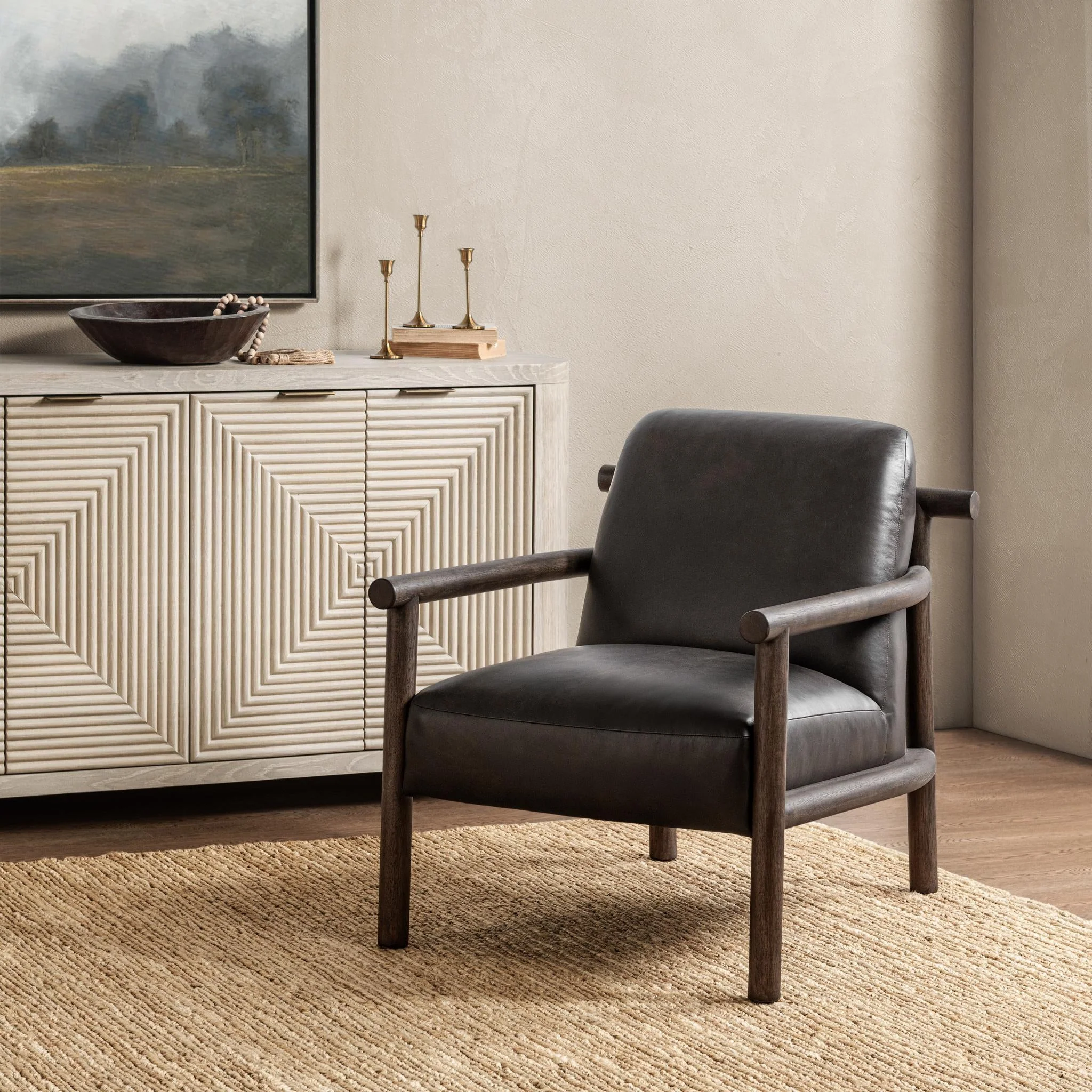 Azoria Accent Chair - Dark Roast - Image 8