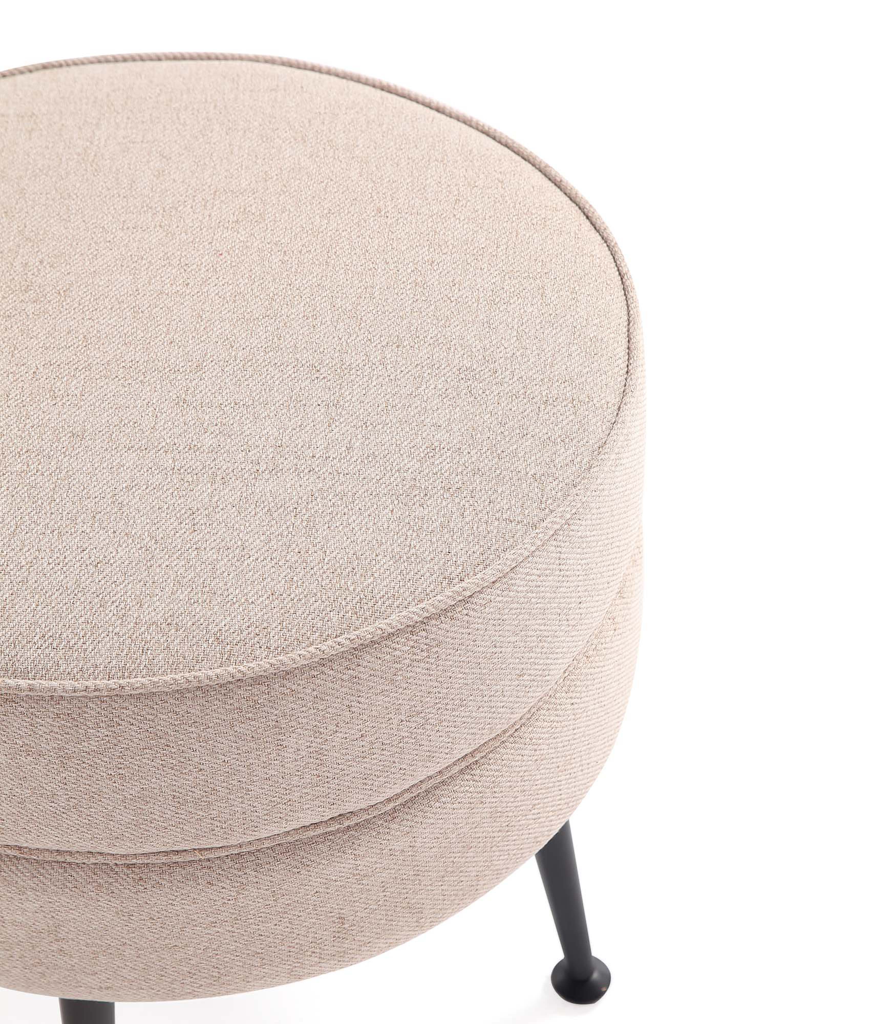 Bailey Ottoman in Multicolor with Black Feet (set of 4) - Image 15