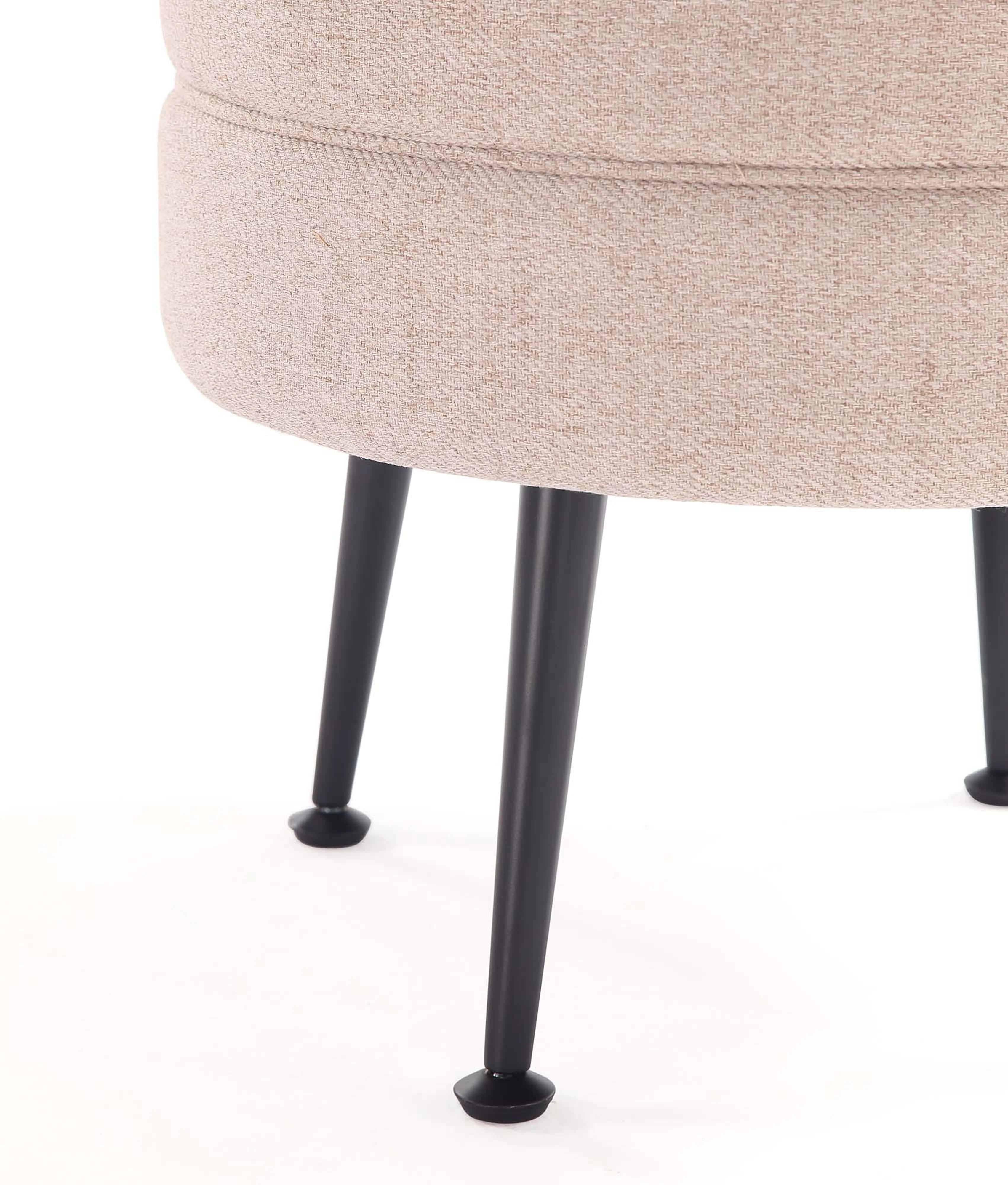 Bailey Ottoman in Multicolor with Black Feet (set of 4) - Image 16