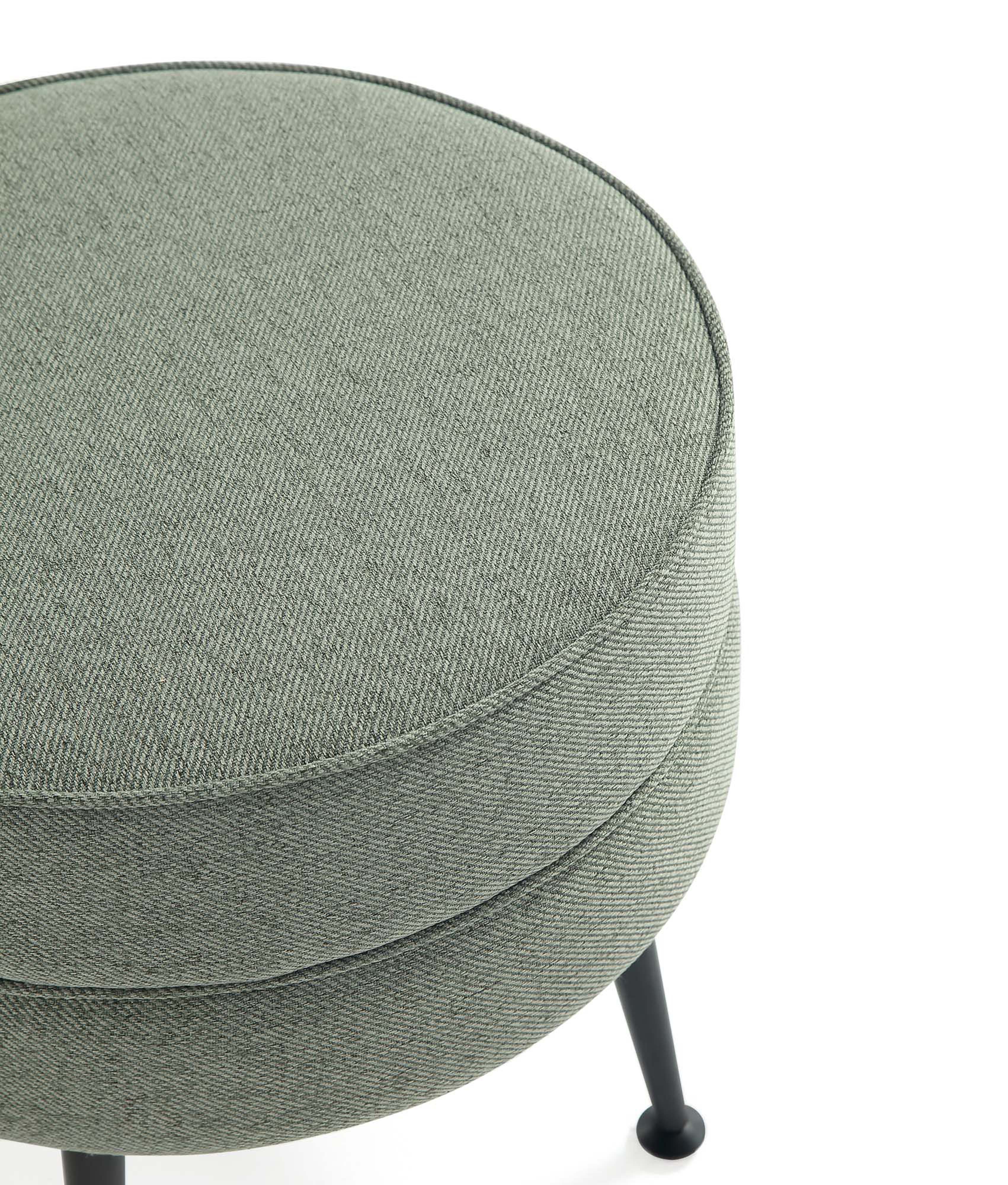 Bailey Ottoman in Multicolor with Black Feet (set of 4) - Image 18