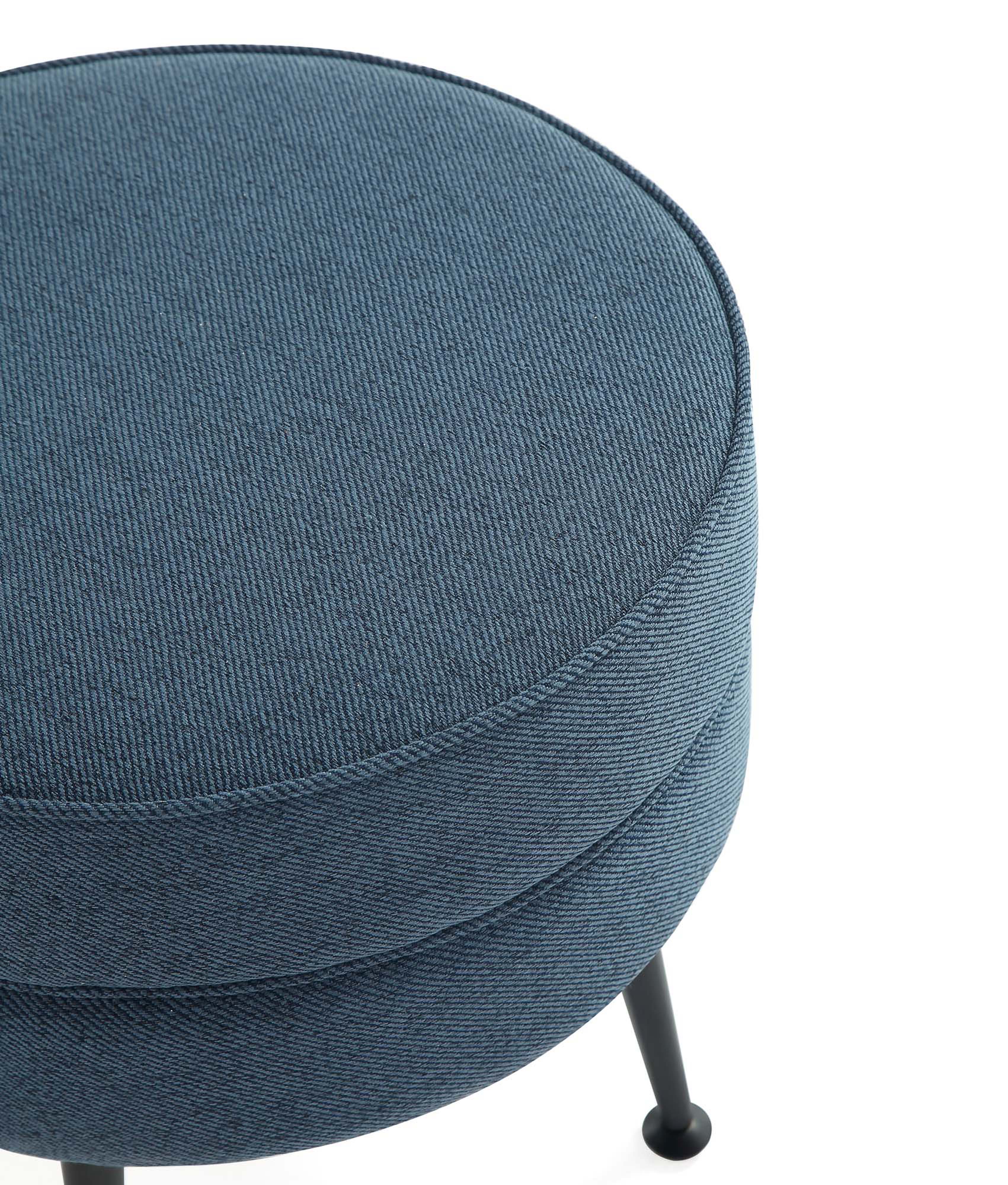 Bailey Ottoman in Multicolor with Black Feet (set of 4) - Image 9