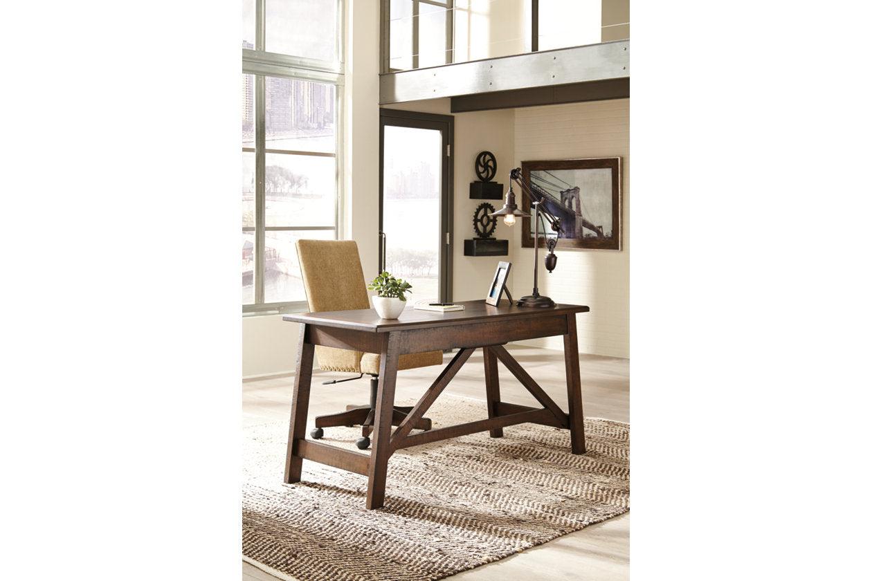Baldridge Rustic Brown Home Office Desk - Image 2