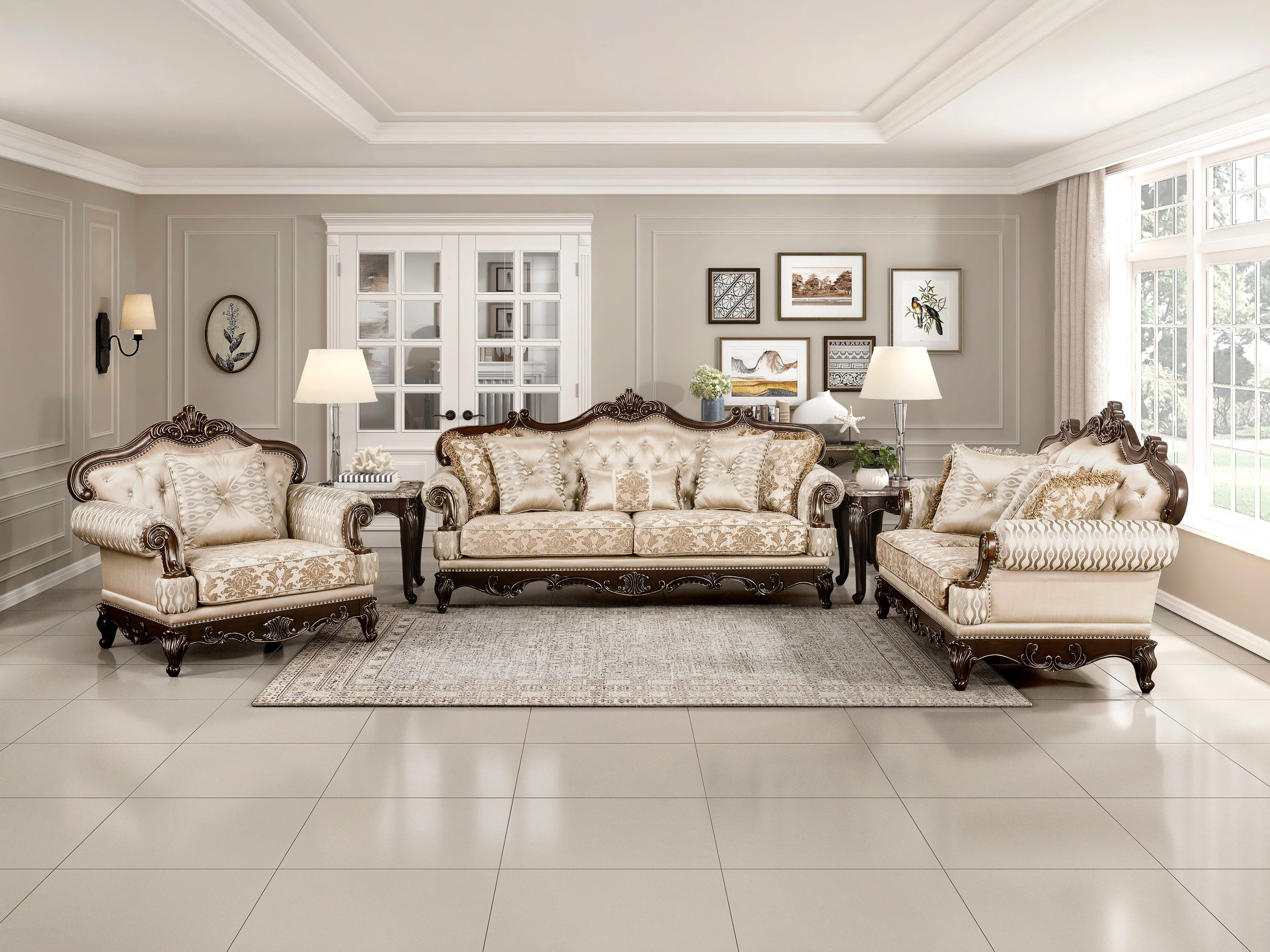 Balthasar Brown Loveseat - Image 6