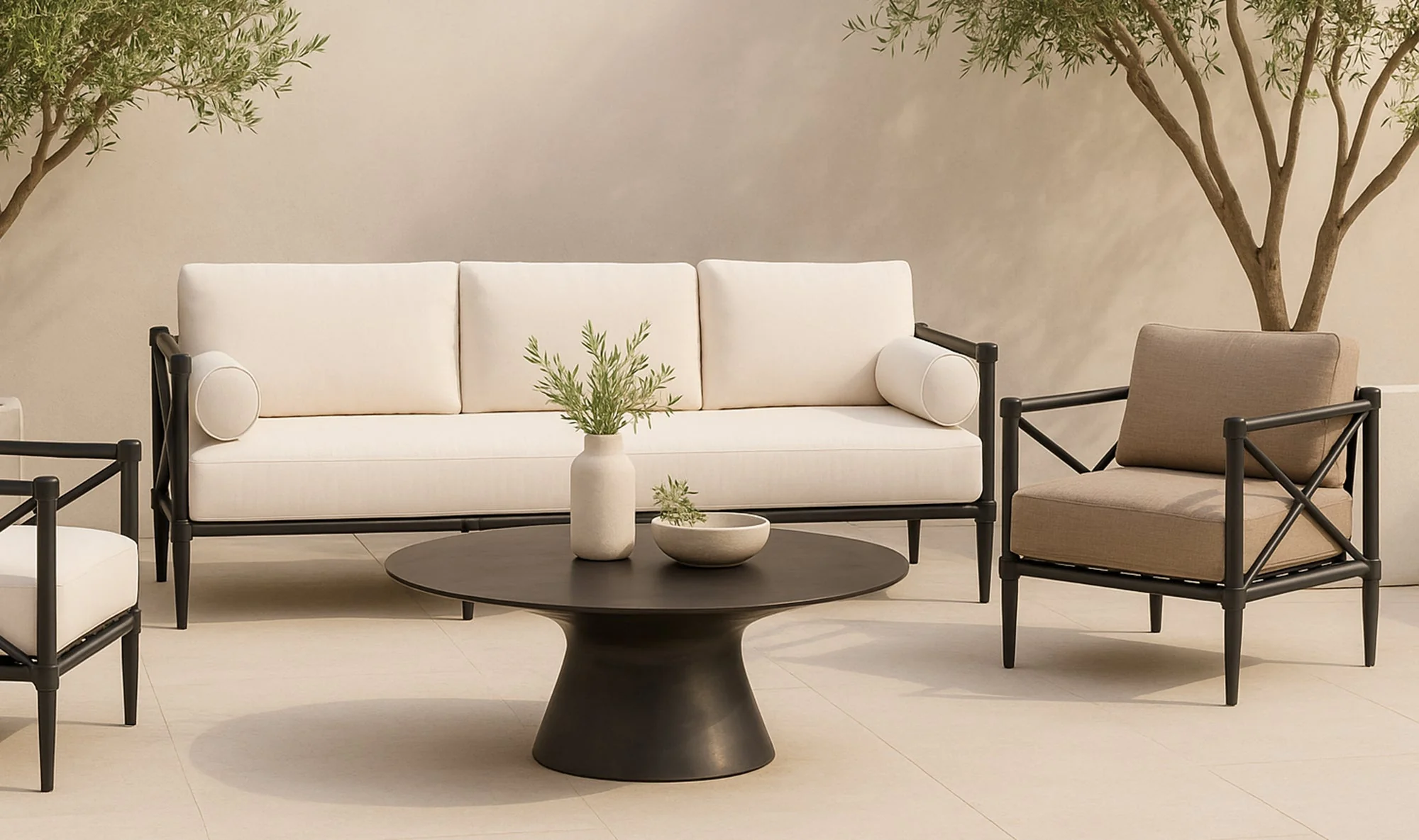 Bardo Outdoor Coffee Table Deep Bronze - Image 2