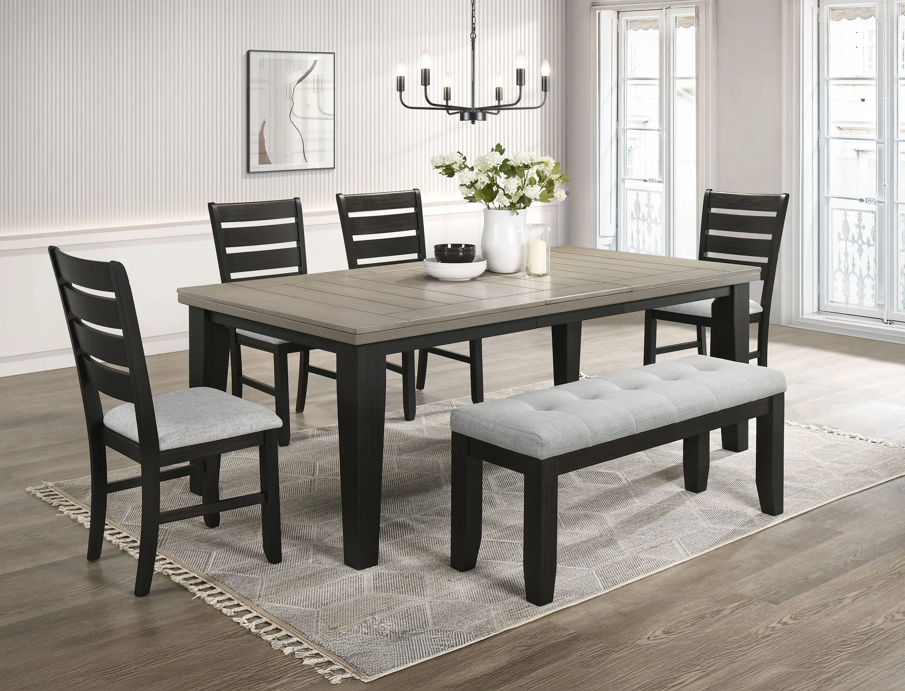 Bardstown Black Extendable Dining Table - Image 6