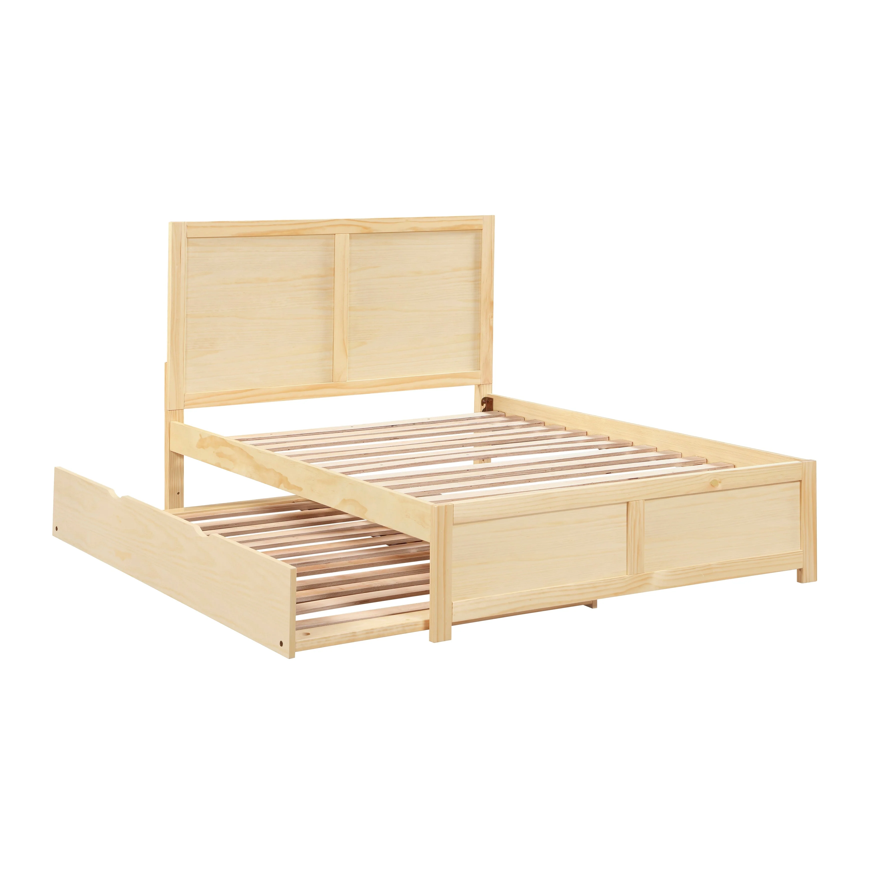Bartly Natural Pine Full Platform Bed - Image 12