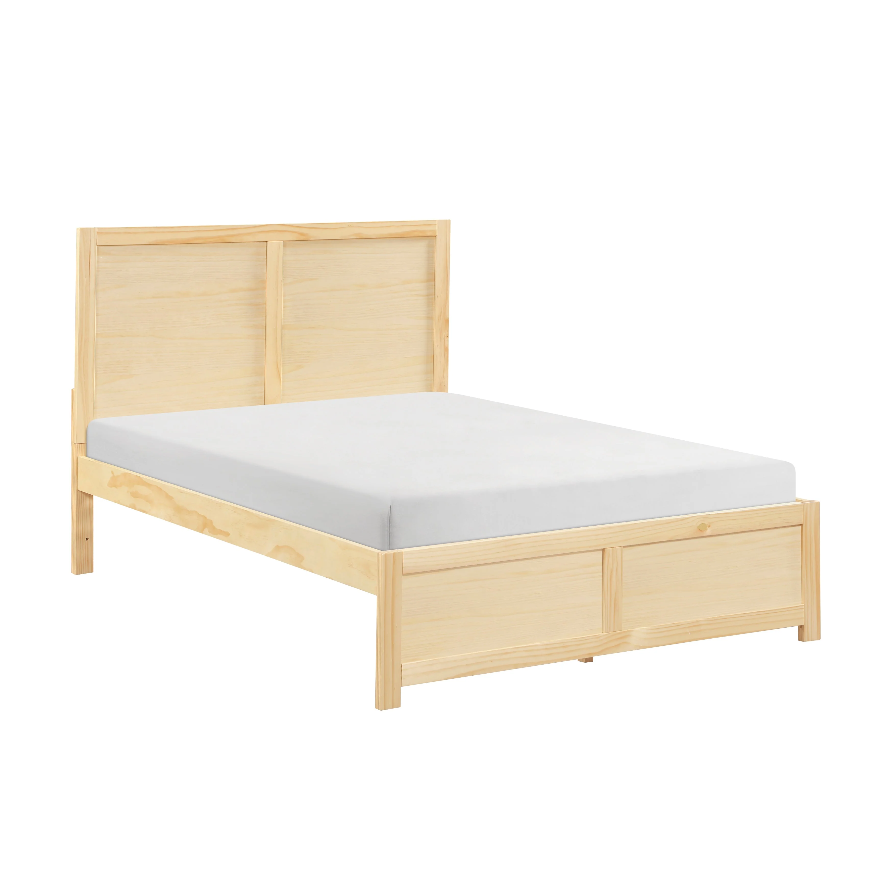 Bartly Natural Pine Full Platform Bed - Image 3