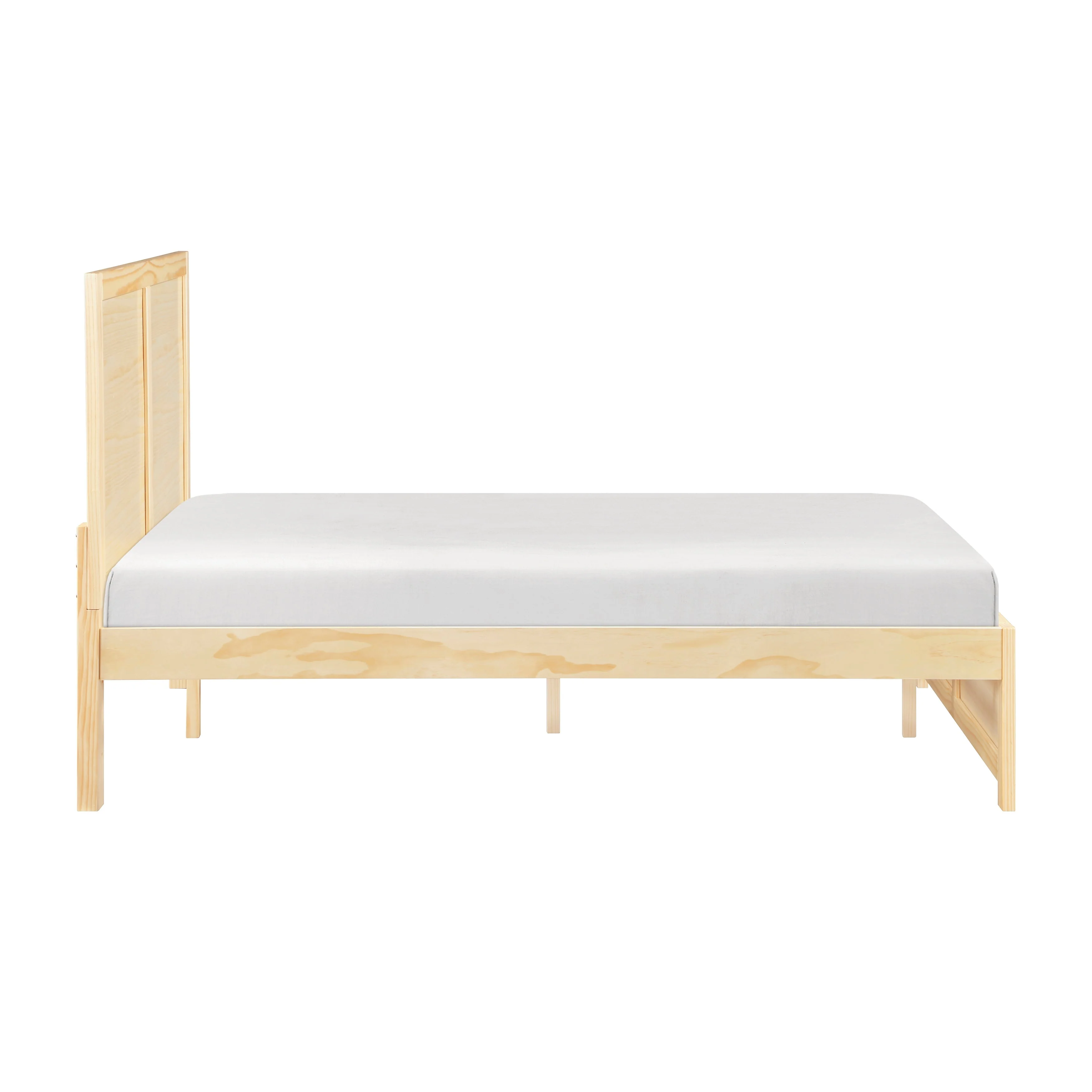 Bartly Natural Pine Full Platform Bed - Image 5