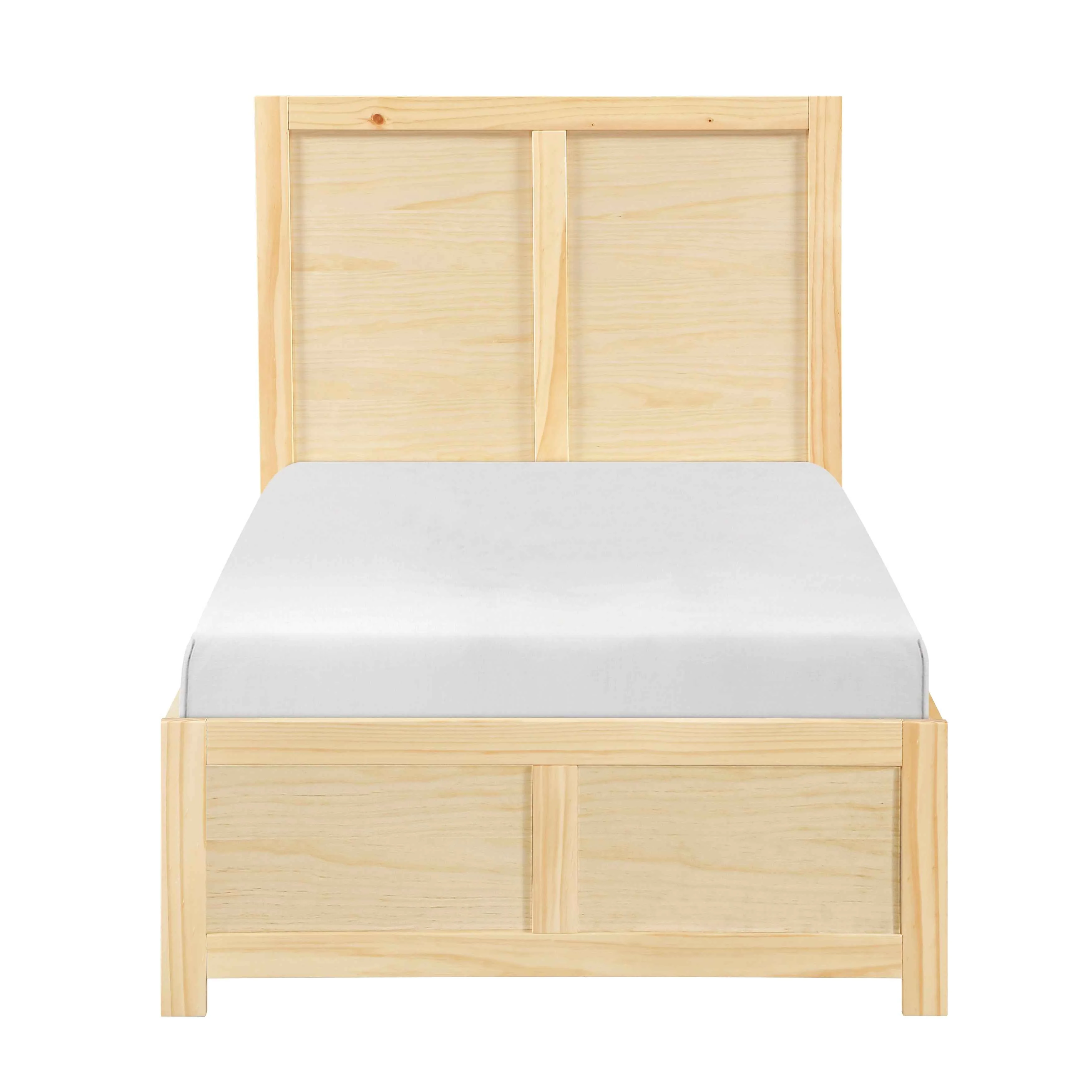 Bartly Natural Pine Twin Platform Bed