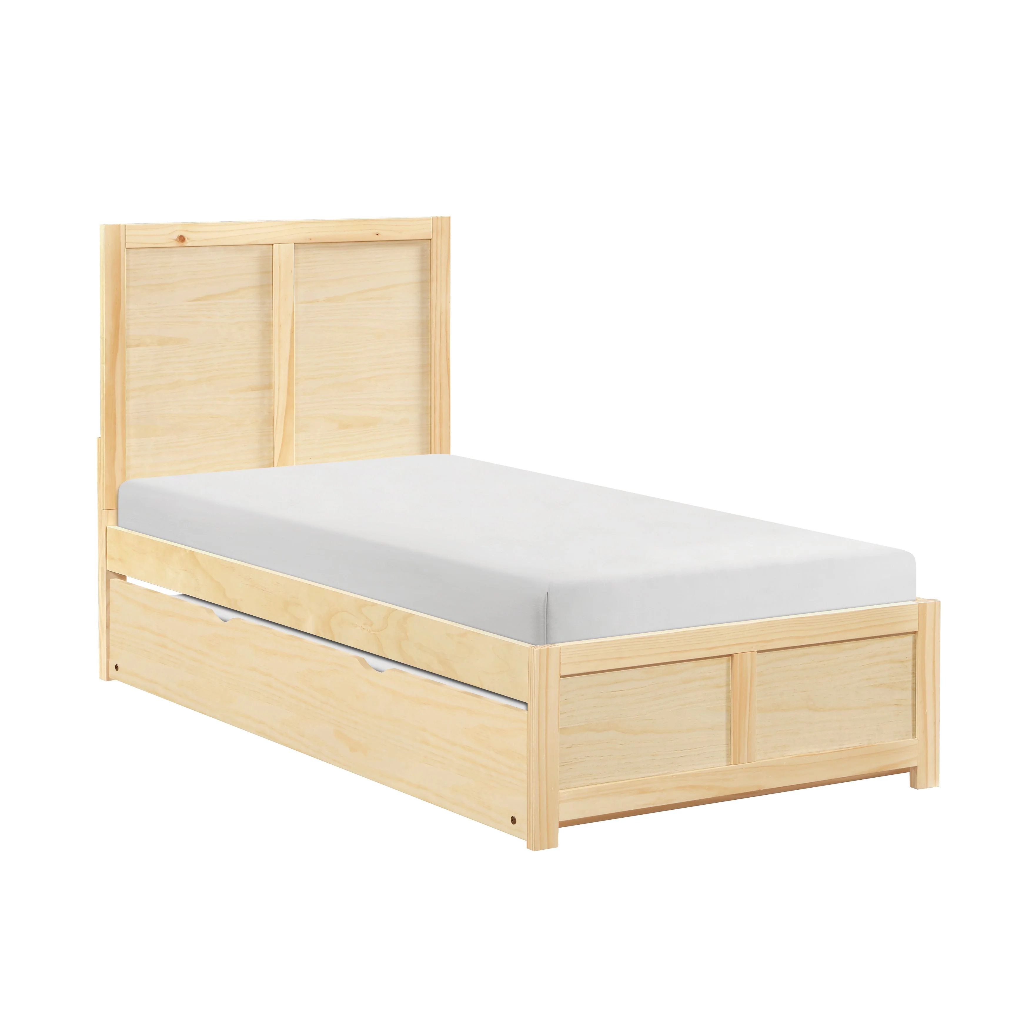 Bartly Natural Twin Platform Bed - Image 5