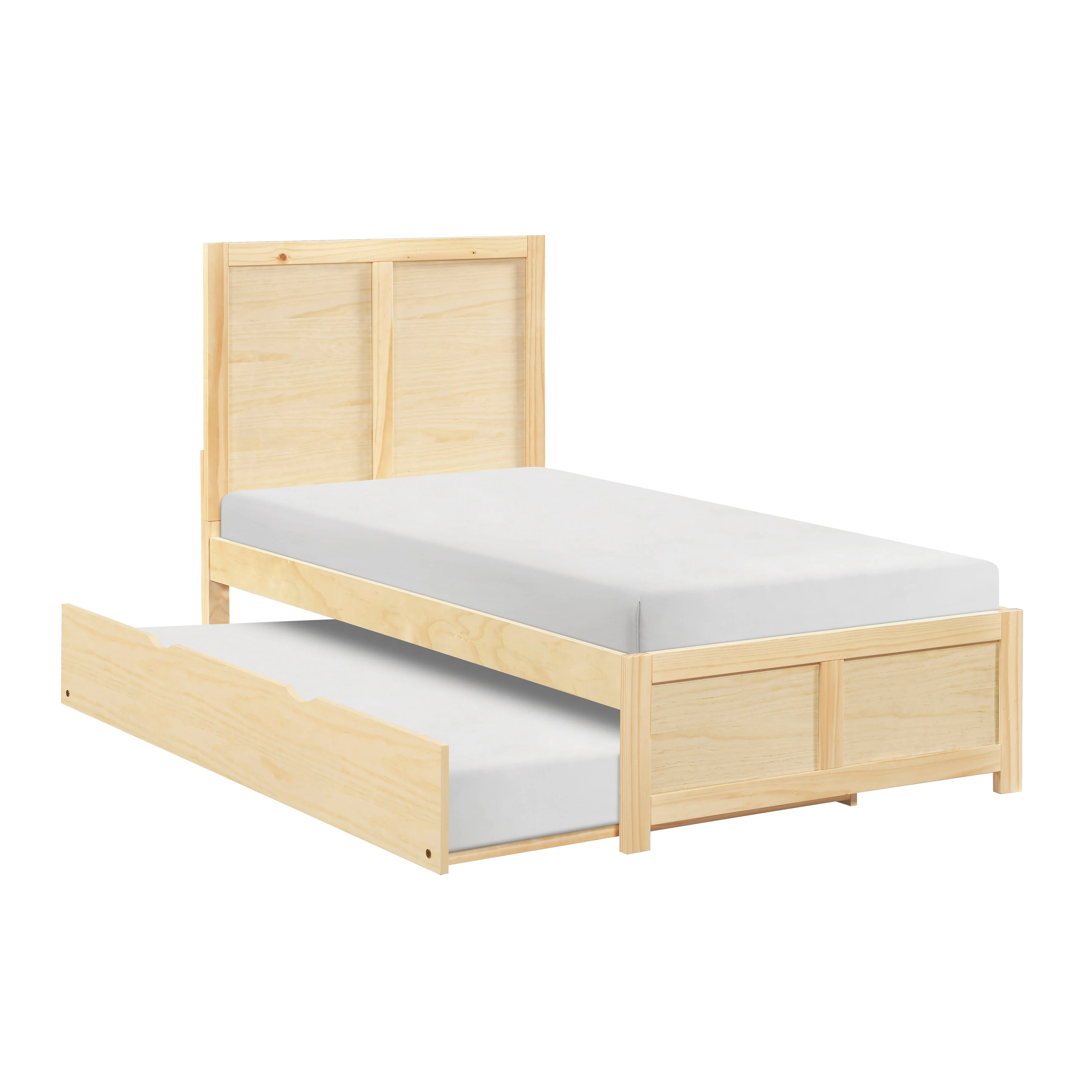 Bartly Natural Twin Platform Bed - Image 7