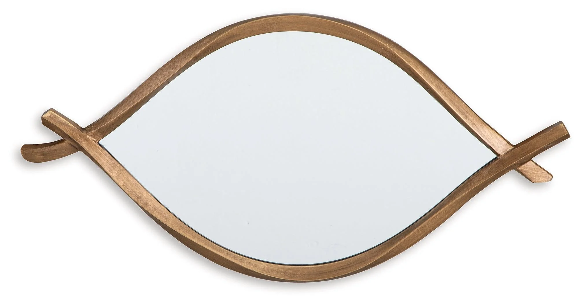 Bartner Antique Gold Finish Accent Mirror - Image 3