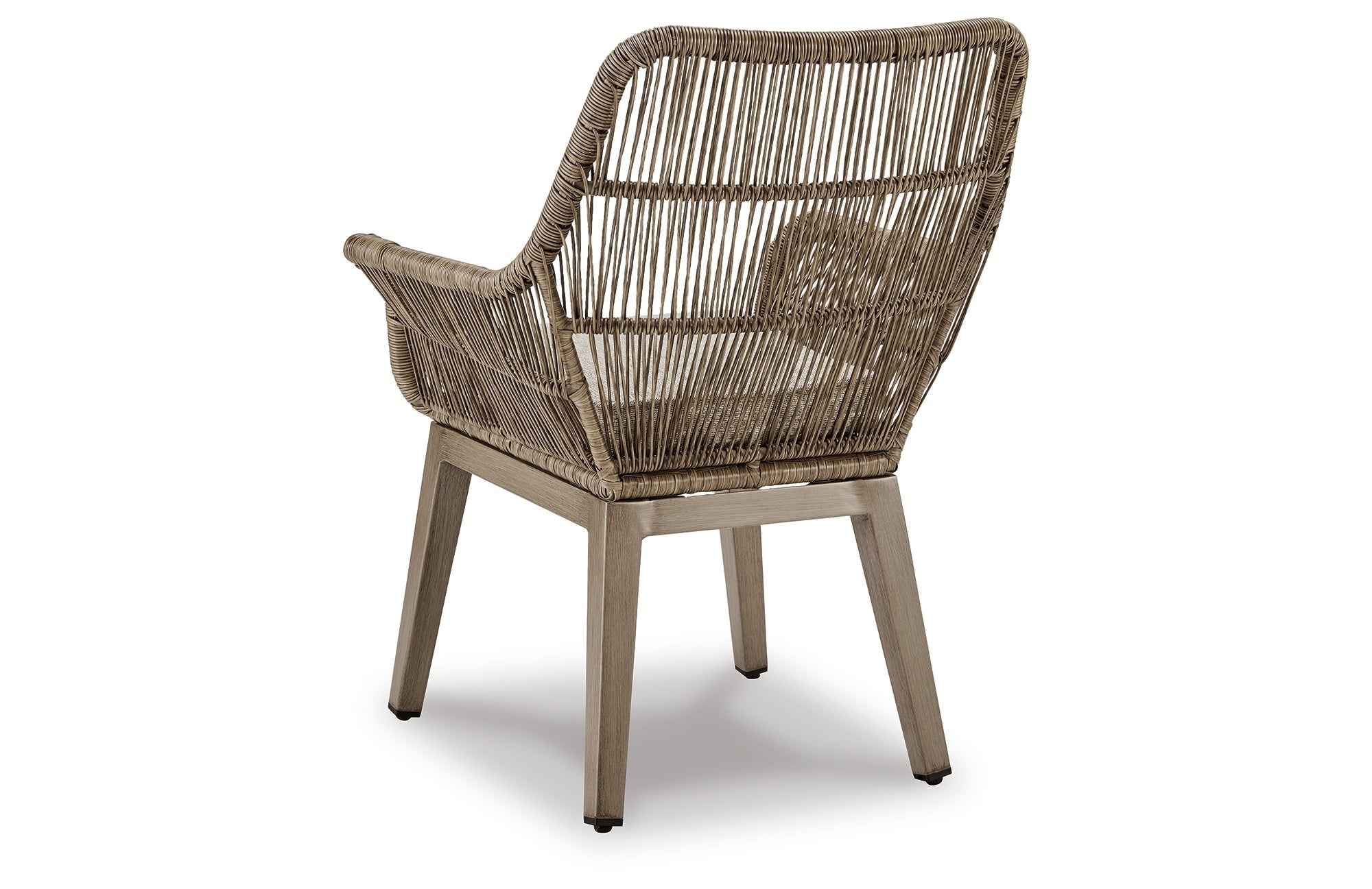 Beach Front Beige Arm Chair with Cushion - Image 10