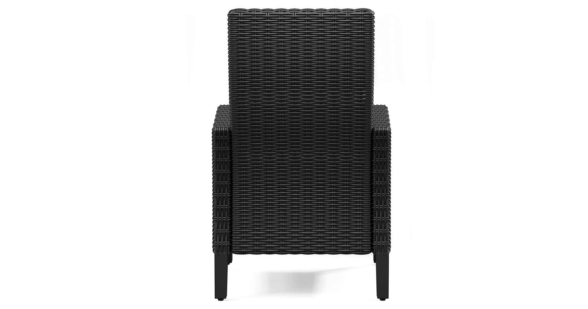 Beachcroft Black/Light Gray Outdoor Dining Table and 6 Chairs - Image 12