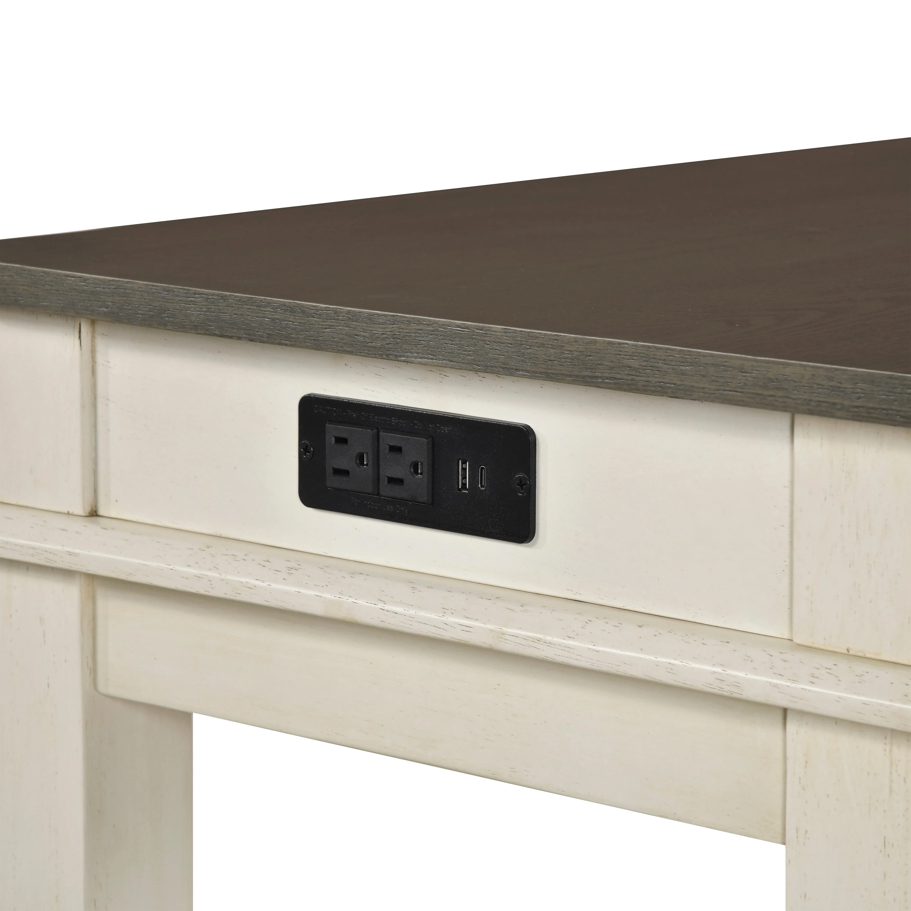 Beacon Walnut & Buttermilk 4-Piece Pack Counter Height Set - Image 11