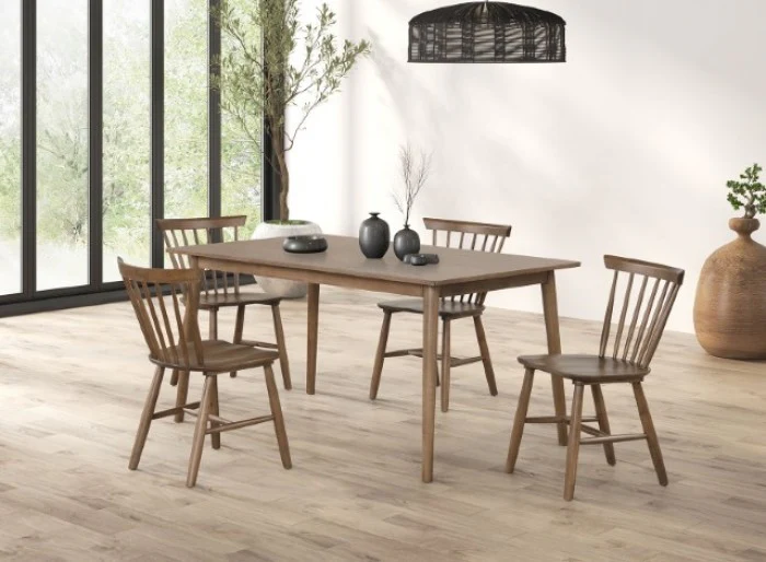 Beale Walnut 7-Piece Dining Room Set