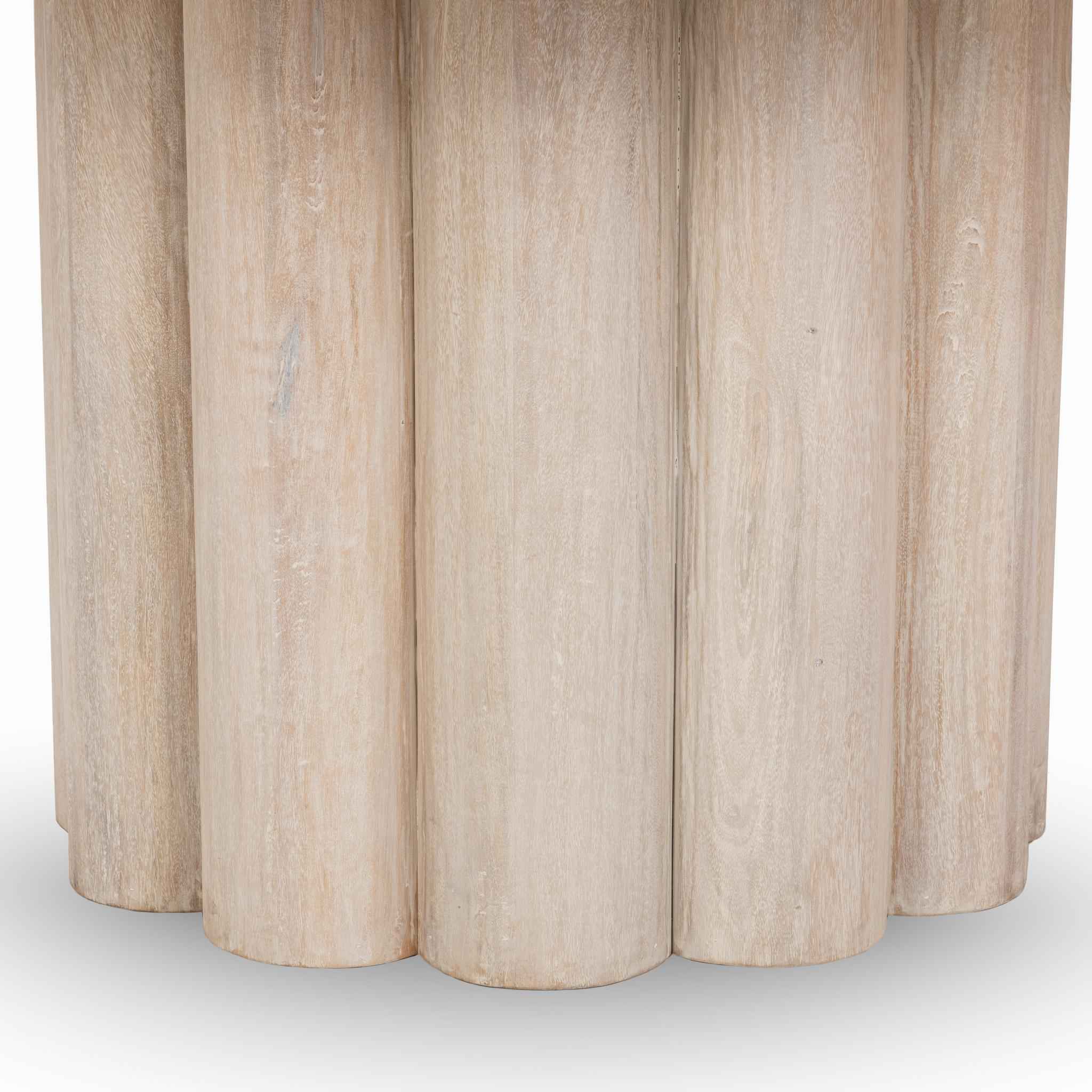 Beau 60" Round Dining Table - Creamwood - Image 3
