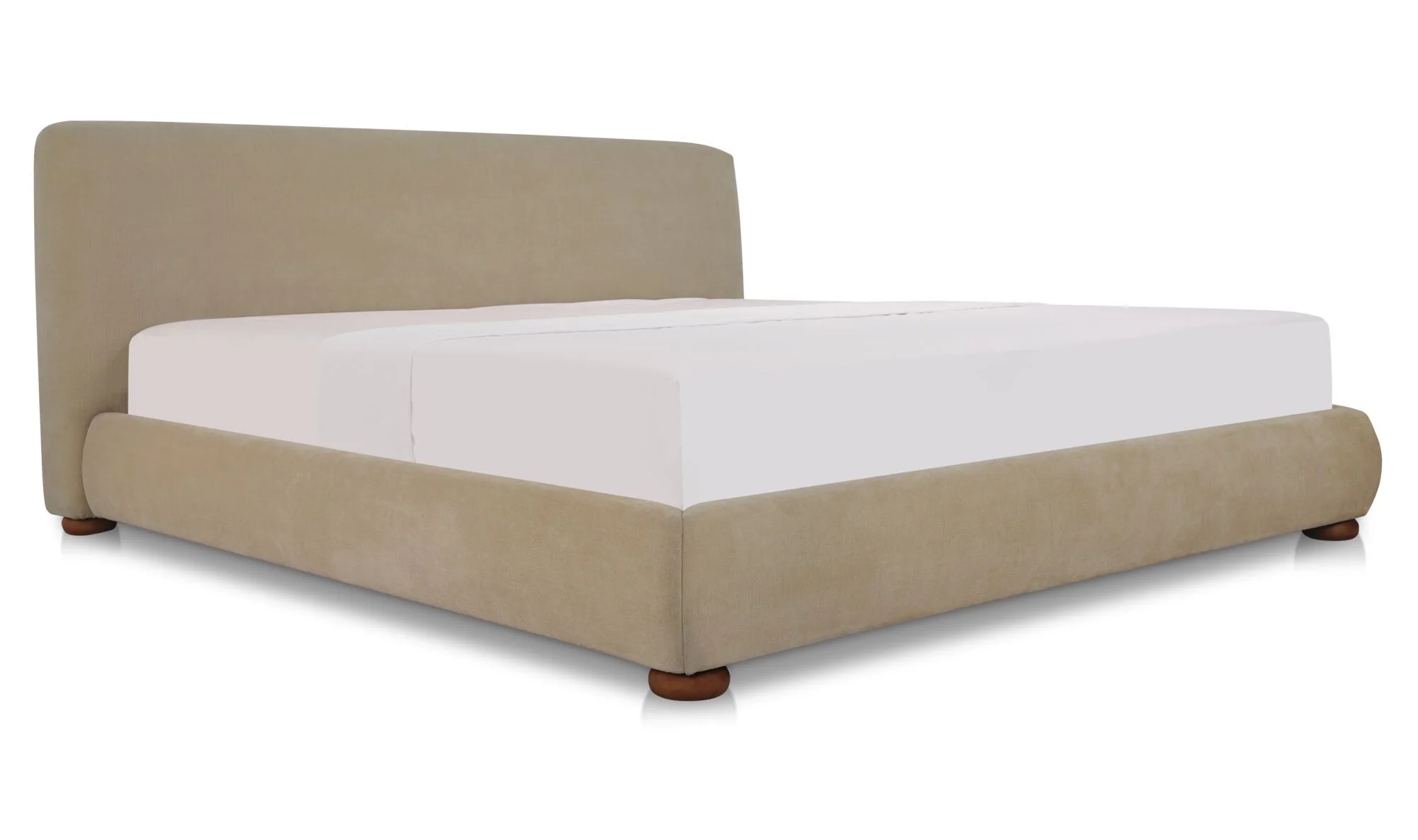Beau King Storage Bed Warm Beige - Image 5