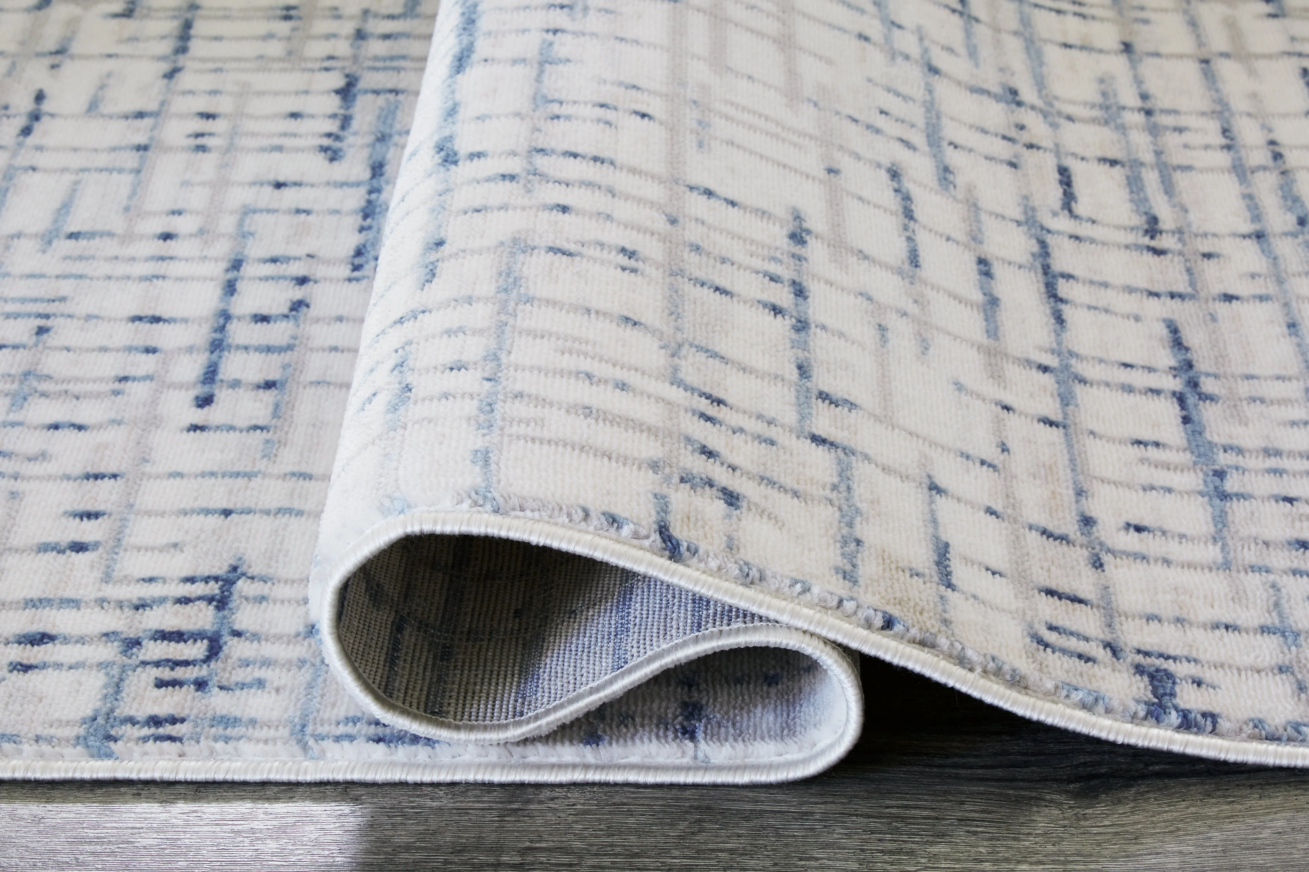 Beckfille Blue/Gray/Cream 5' x 7' Rug - Image 4
