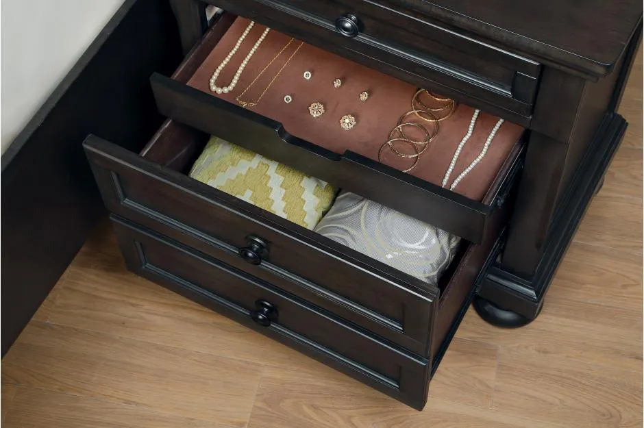 Begonia Grayish Brown Nightstand - Image 5