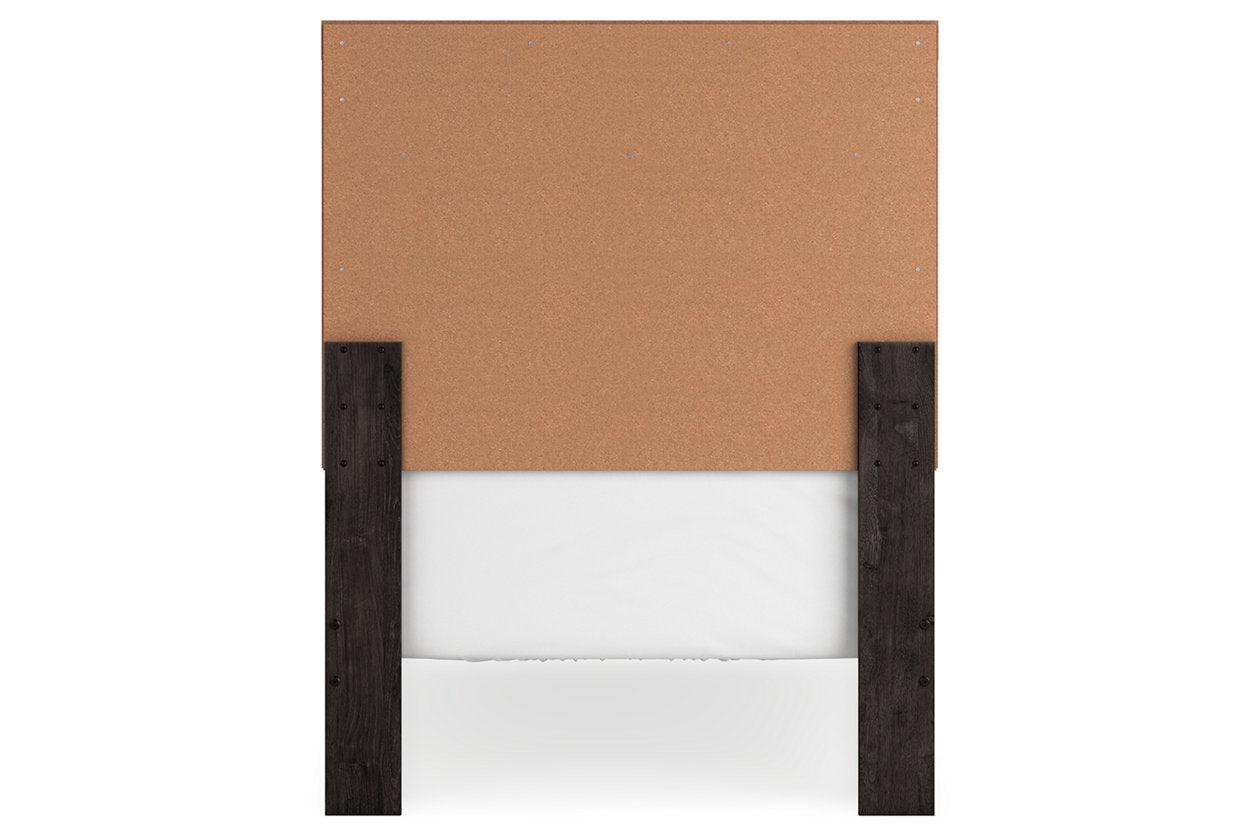 Belachime Charcoal Twin Panel Bed - Image 6