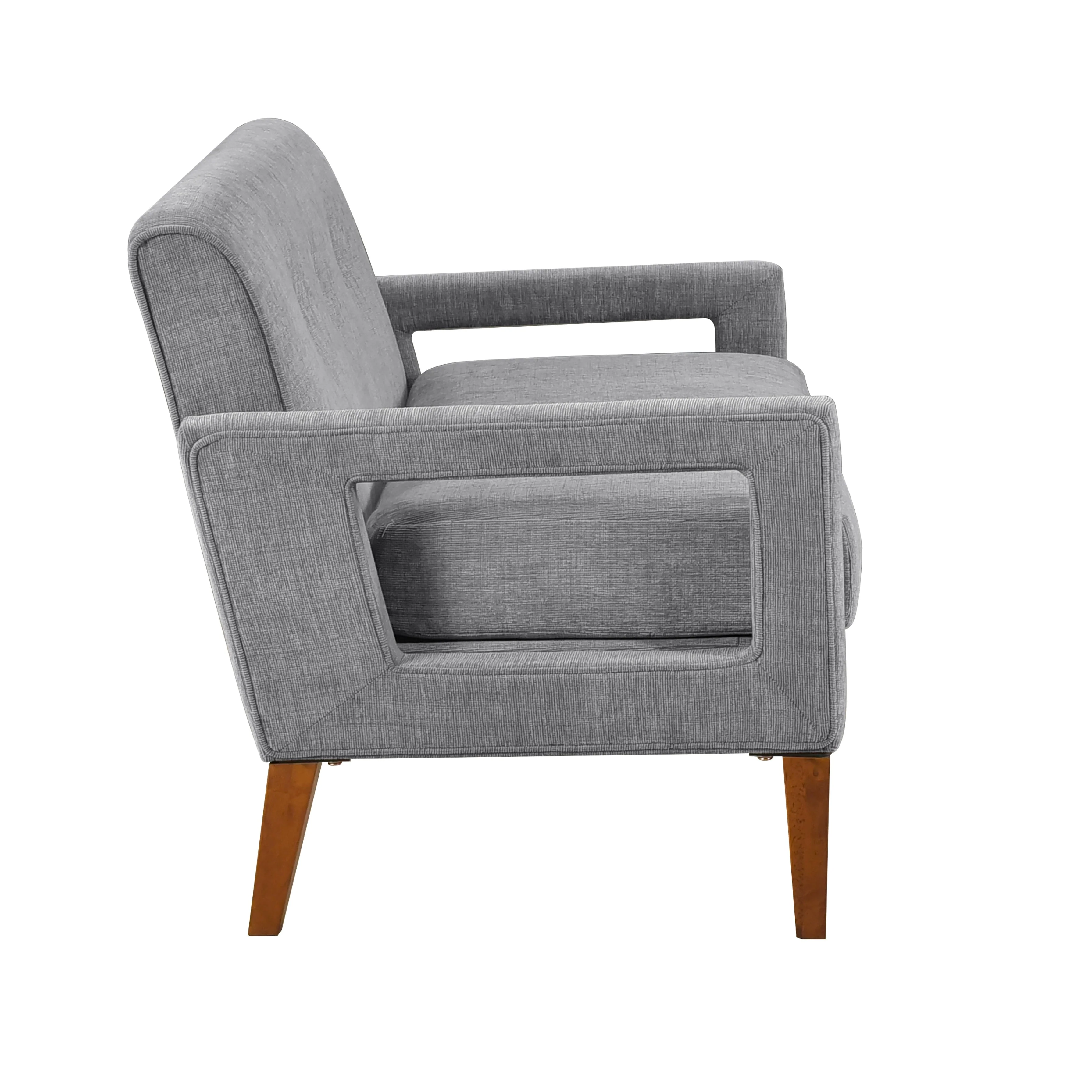 Belfort Gray Loveseat - Image 3