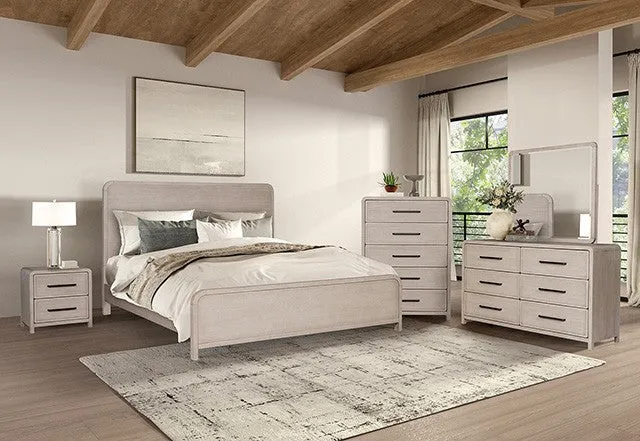 Belize Gray Fog 5-Piece Queen Bedroom Set