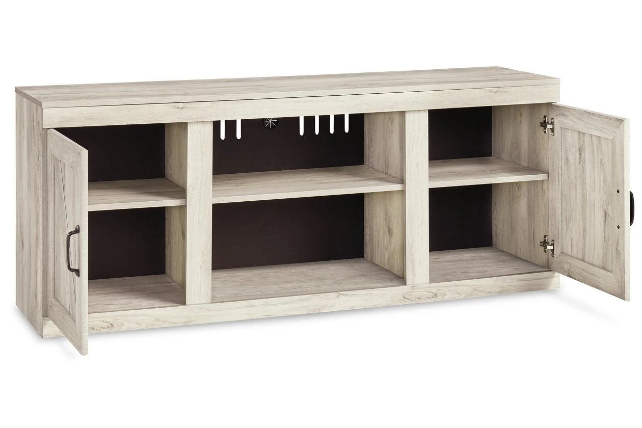 Bellaby Whitewash 4-Piece Entertainment Center - Image 3