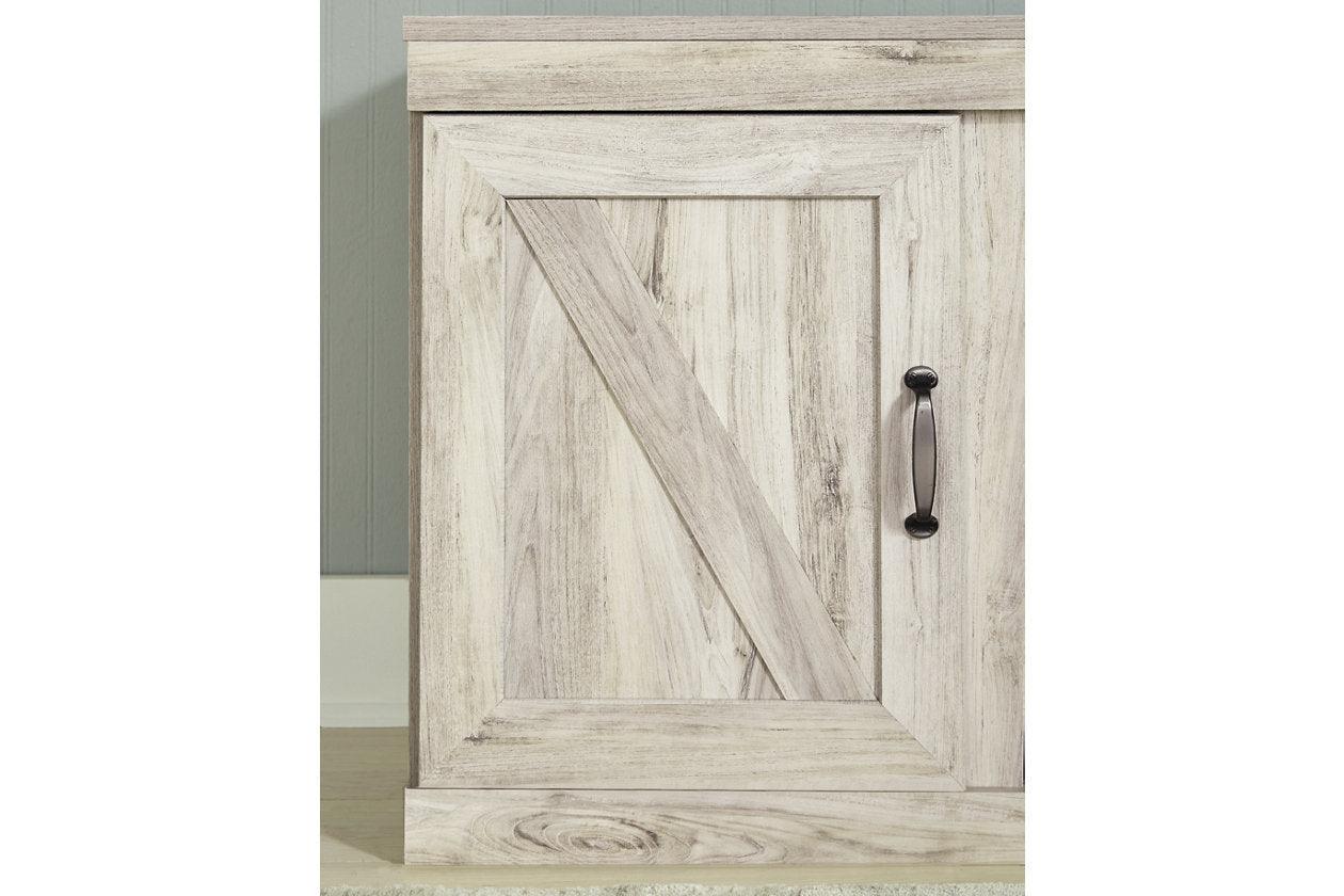 Bellaby Whitewash 4-Piece Entertainment Center with Electric Fireplace - Image 14