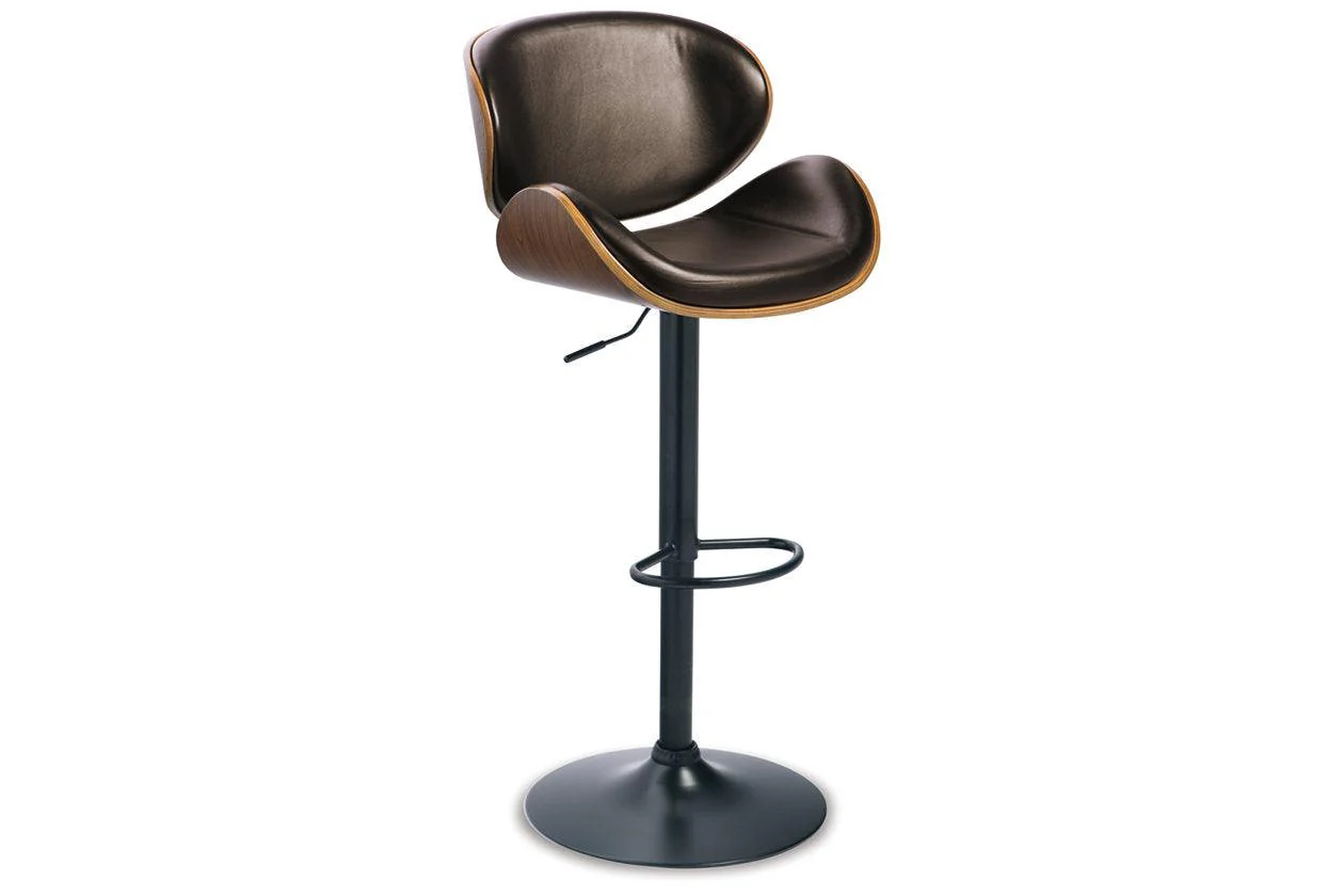 Bellatier Brown Adjustable Height Barstool - Image 3