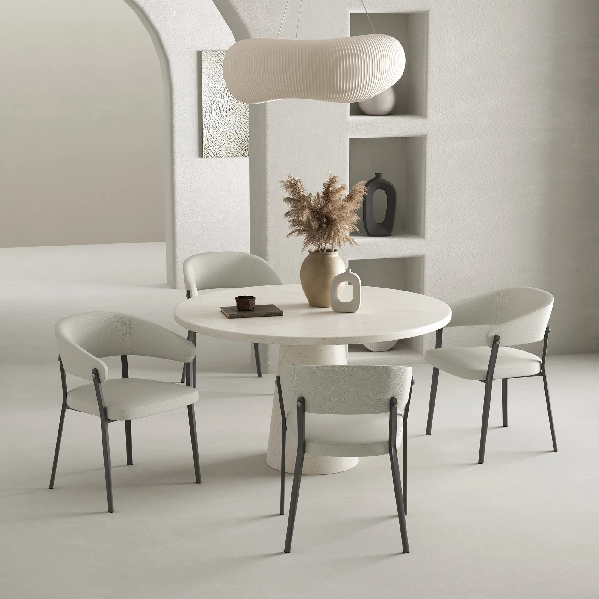 Belle Dining Chair in Oatmeal - Image 11