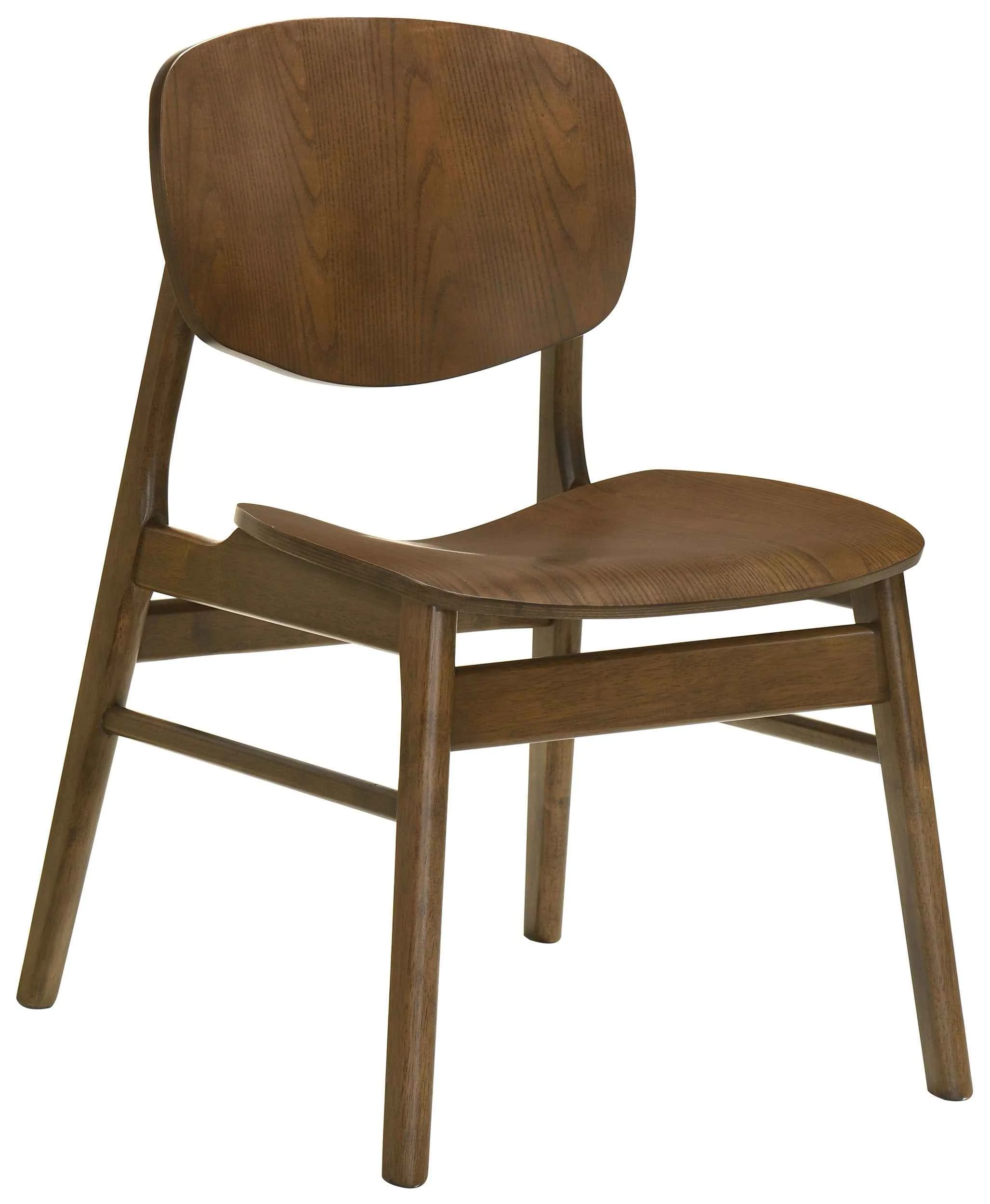 Benford Dark Brown Dining Side Chair Wood Seat (Set of 2) - Image 3