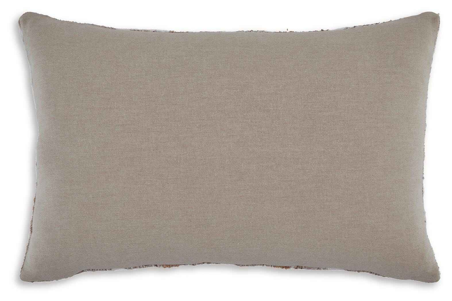 Benish Tan/Brown/White Pillow - Image 4