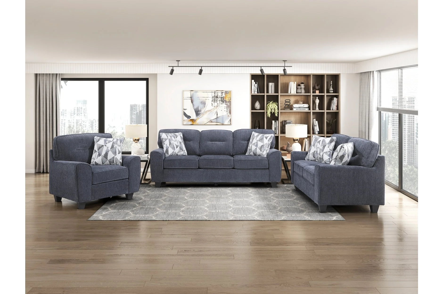 Bennett Blue Chair - Image 2