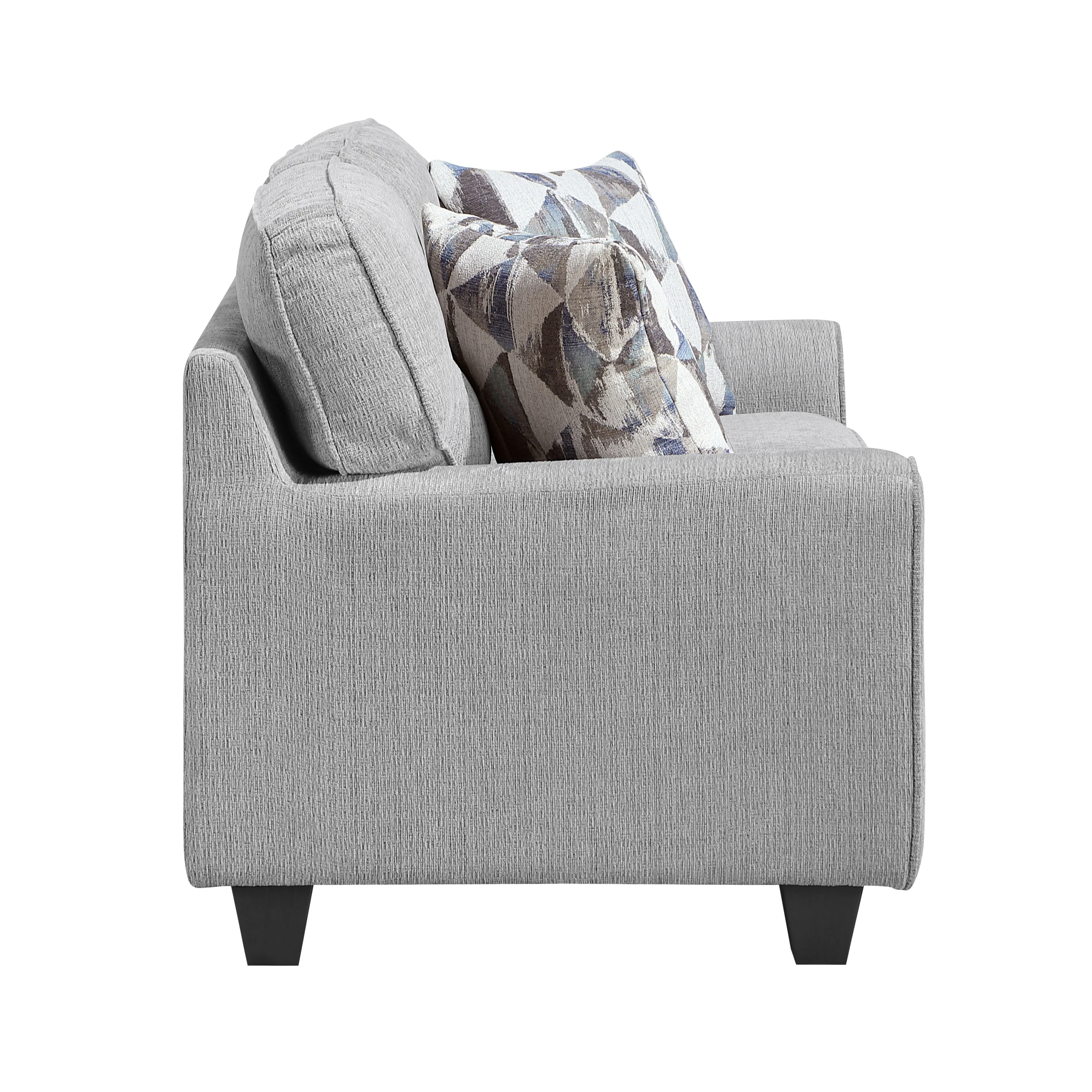 Bennett Gray Loveseat - Image 4