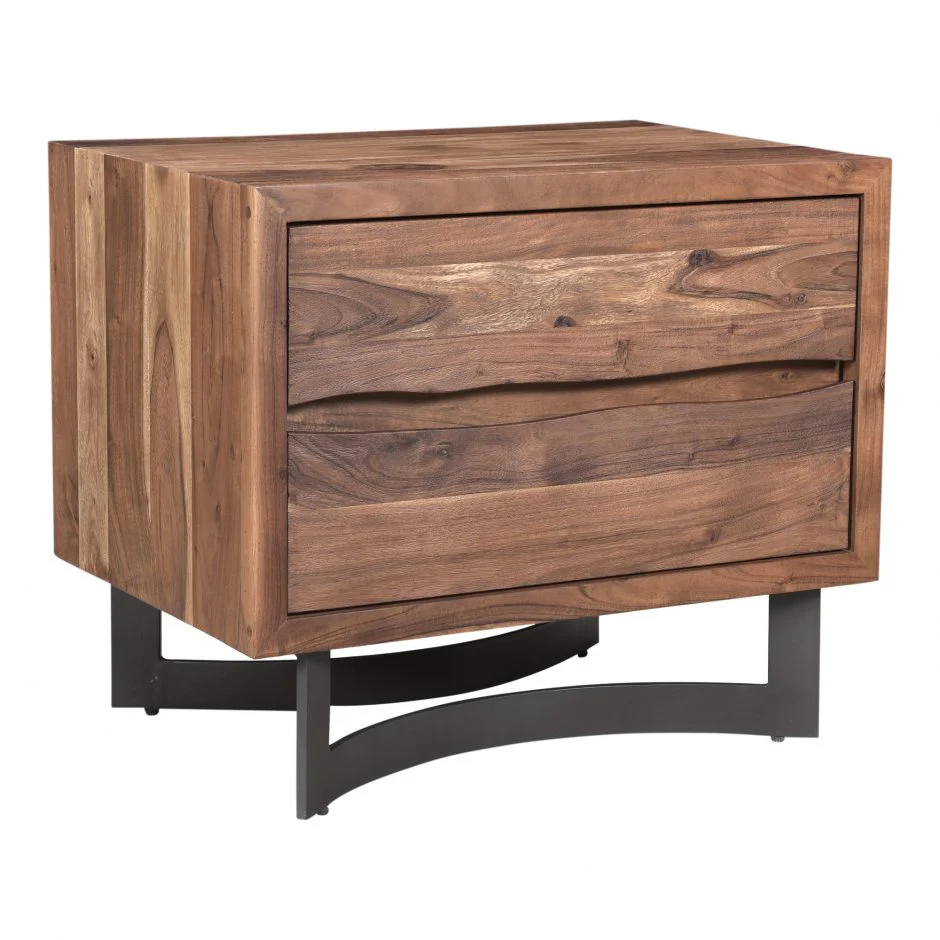 Bent Nightstand - Brown - Image 2