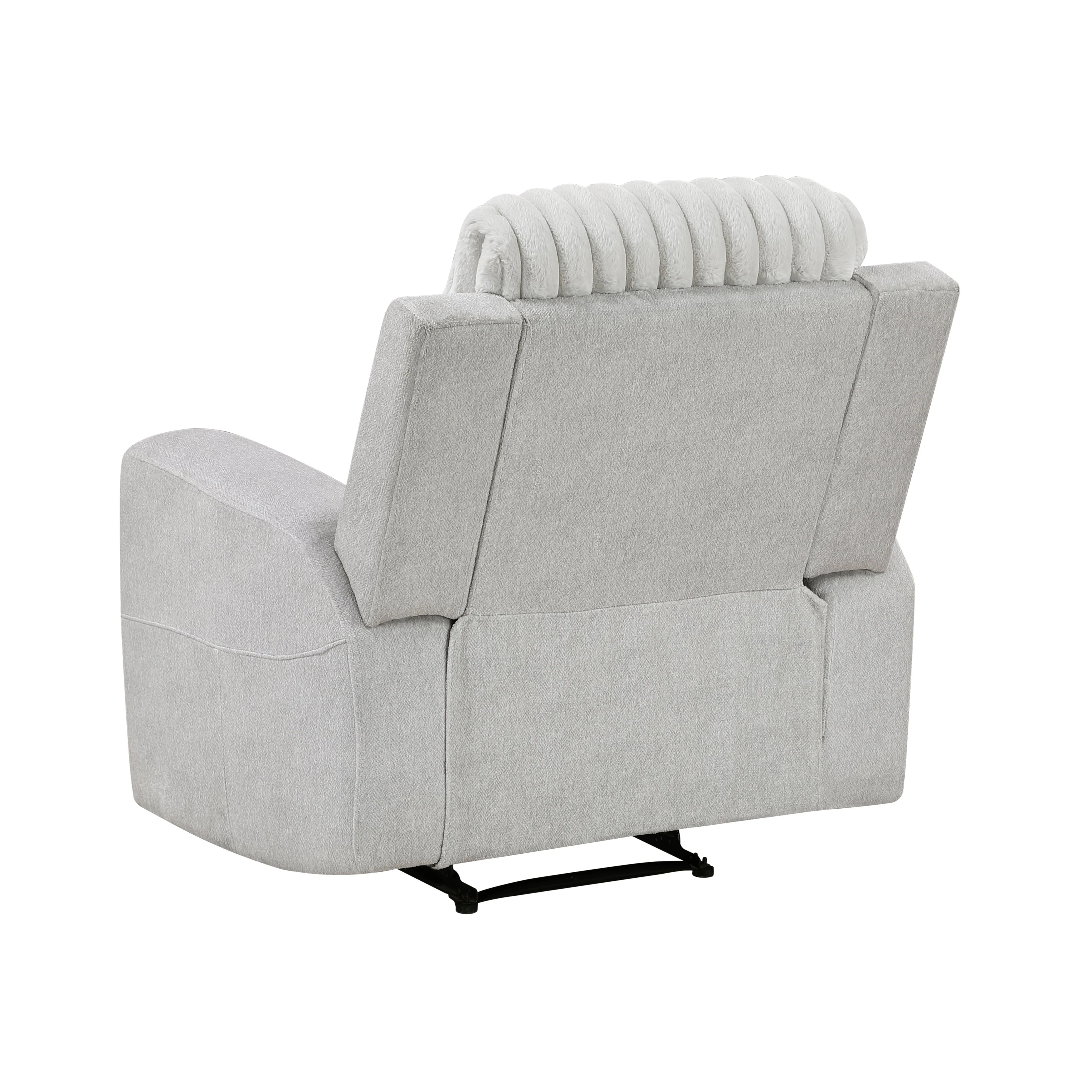 Benton Light Gray Double Reclining Living Room Set - Image 15