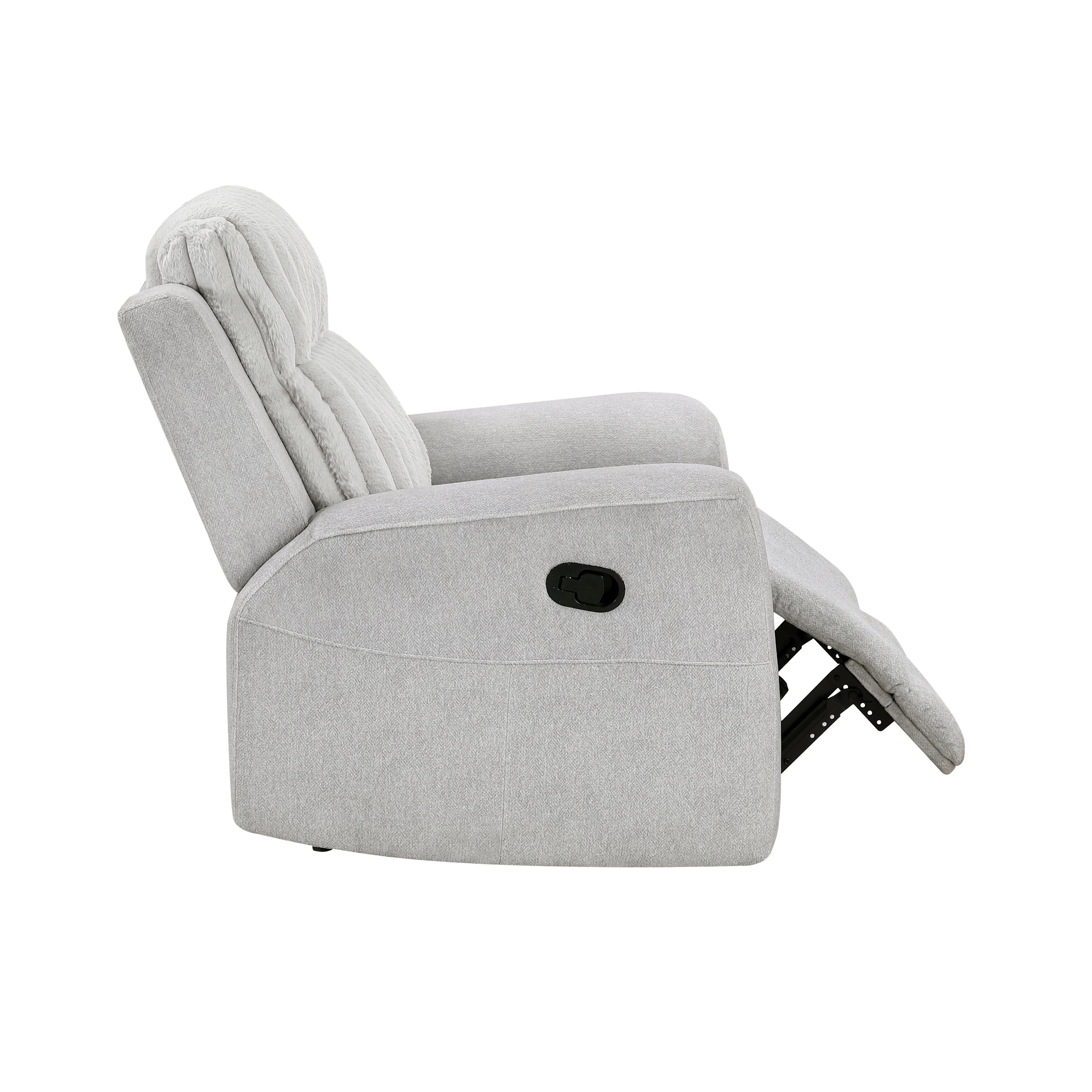 Benton Light Gray Double Reclining Living Room Set - Image 19