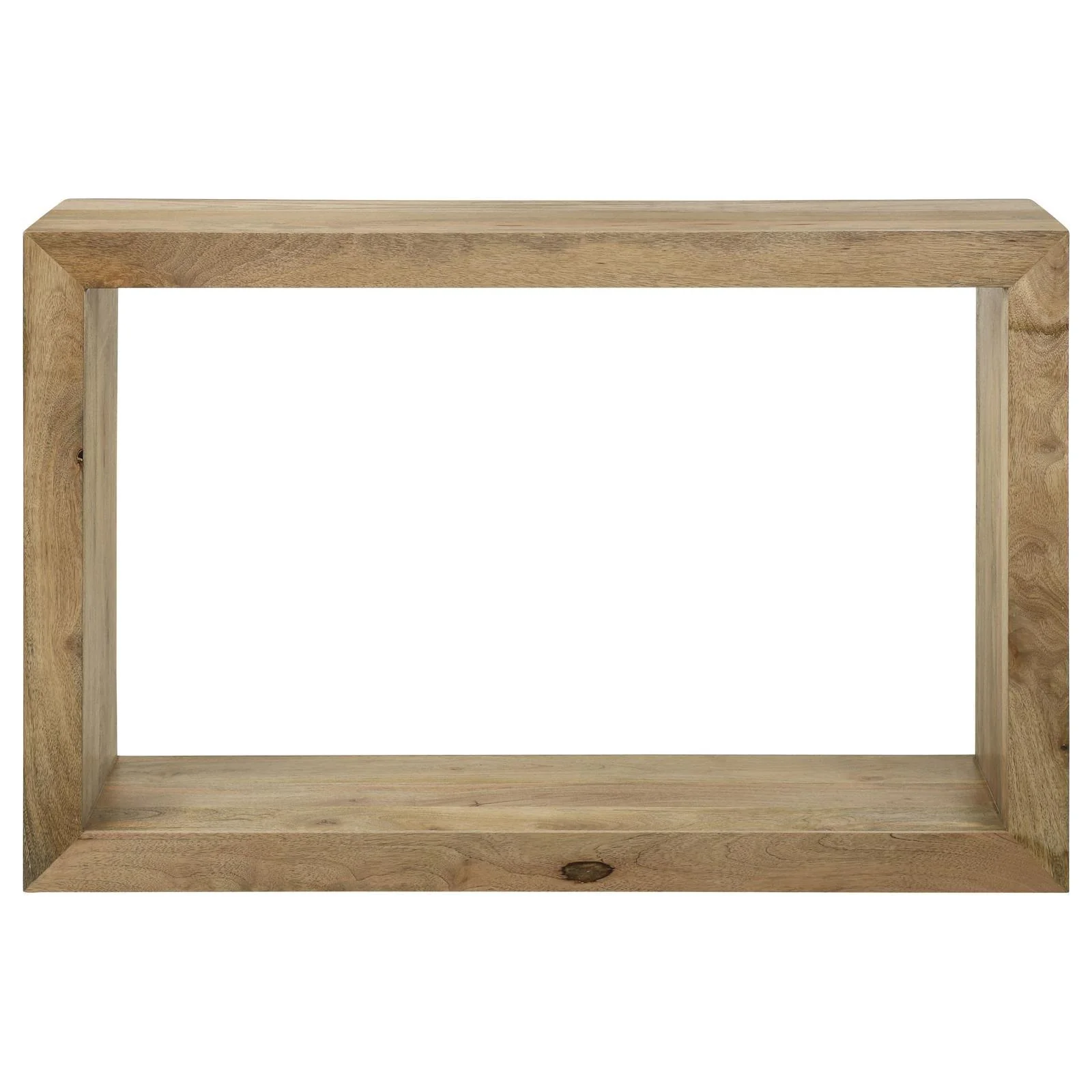 Benton Natural Rectangular Solid Wood Sofa Table - Image 2
