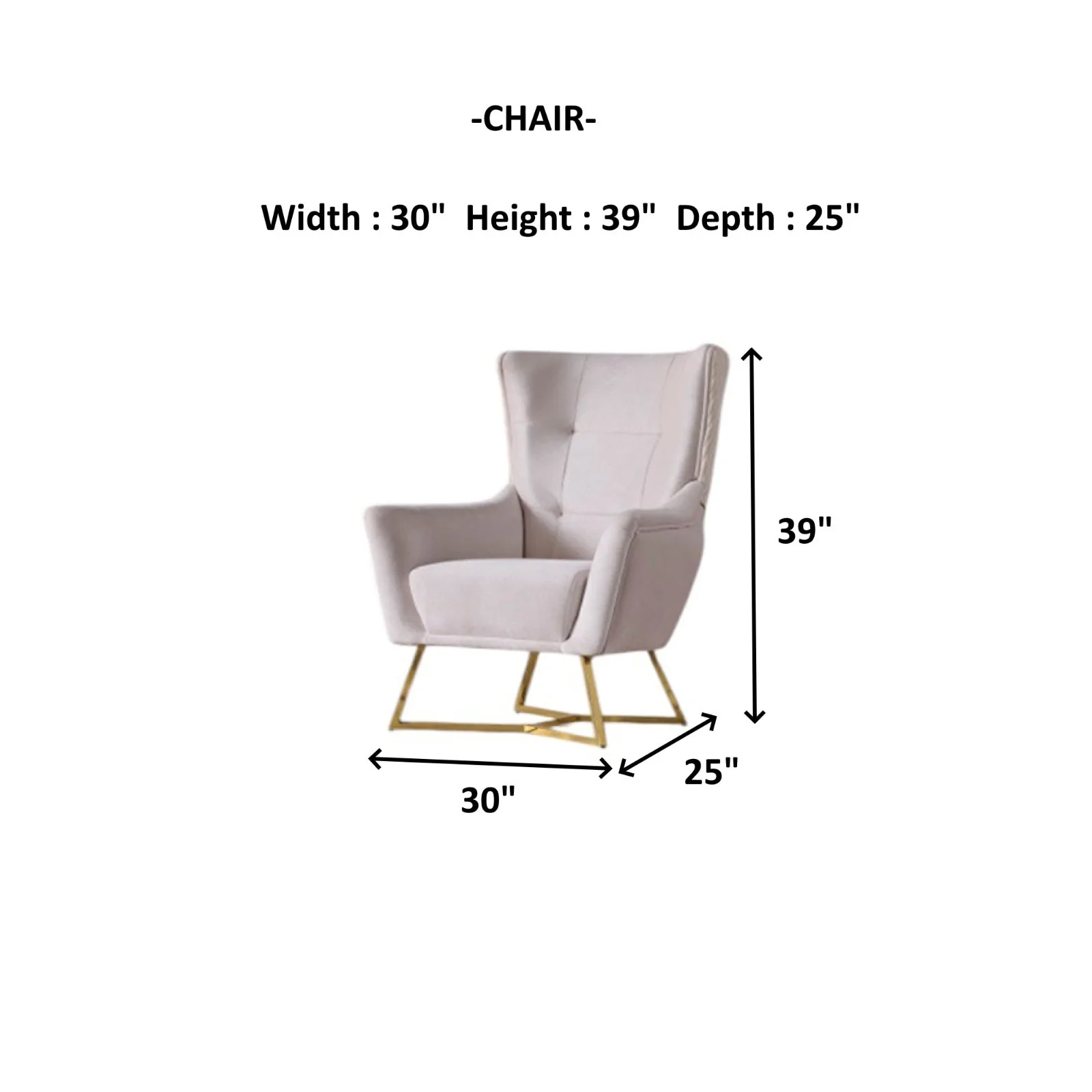 Berlin Beige 3-pieces (Sofa & Loveseat & Chair) Living Room Set - Image 16