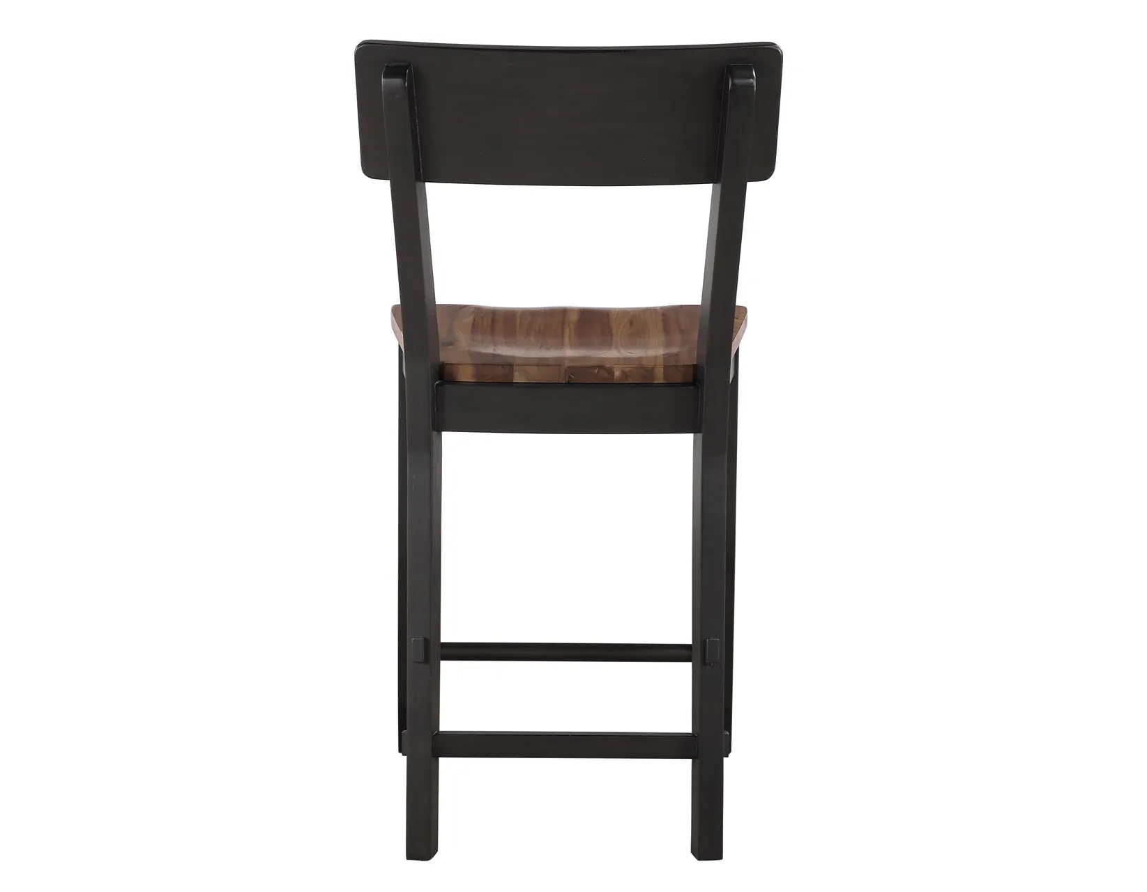 Bermuda Black/Dark Acacia Counter Height Dining Set - Image 24