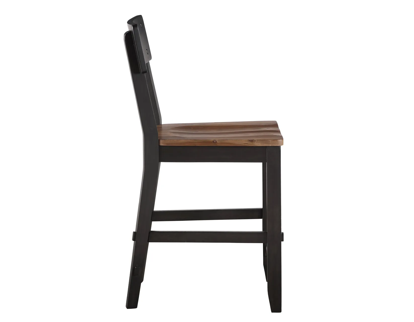 Bermuda Black/Dark Acacia Counter Height Dining Set - Image 26