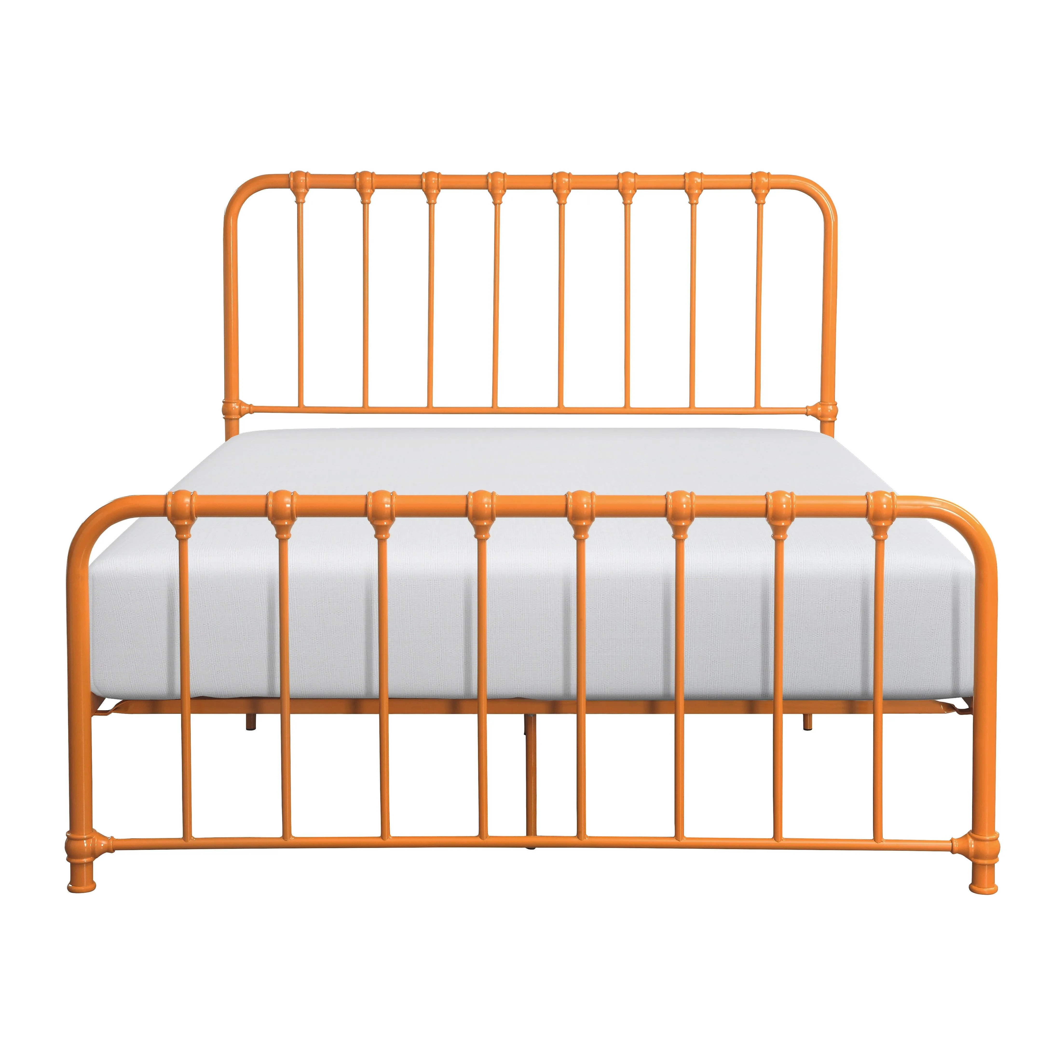 Bethany Orange Queen Metal Platform Bed - Image 2