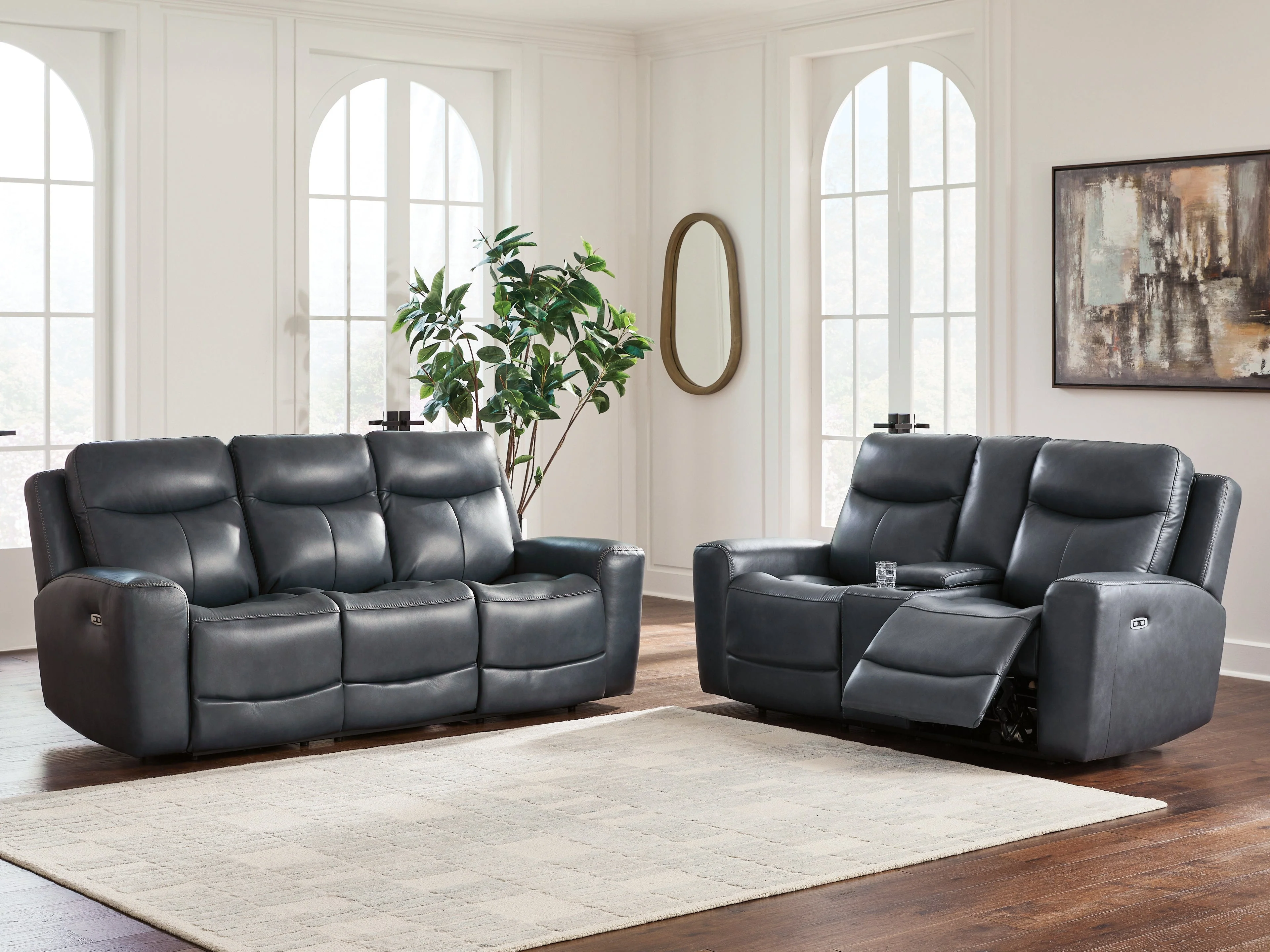 Bexhurst Admiral Power Reclining Sofa and Loveseat - Image 2