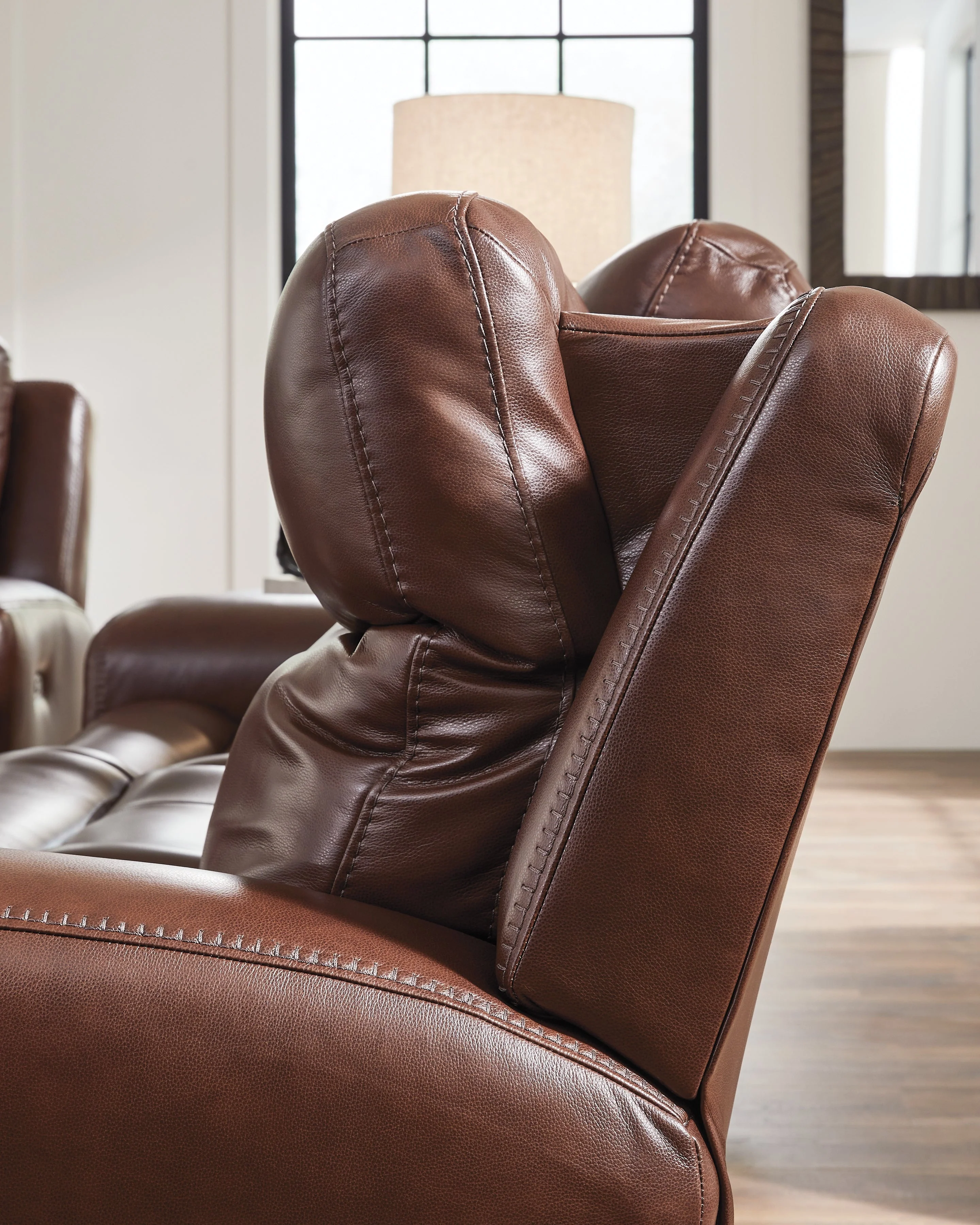 Bexhurst Mahogany Power Reclining Sofa - Image 5